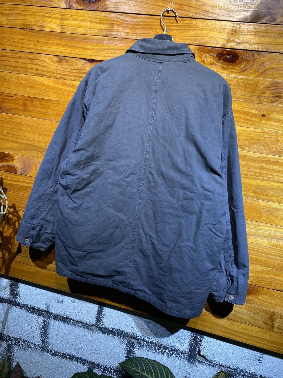 Japanese Brand Vintage Billy Stone’s A/108 Quilted Work Jacket – Navy Blue Size US L / EU 52-54 / 3 - 11 Thumbnail
