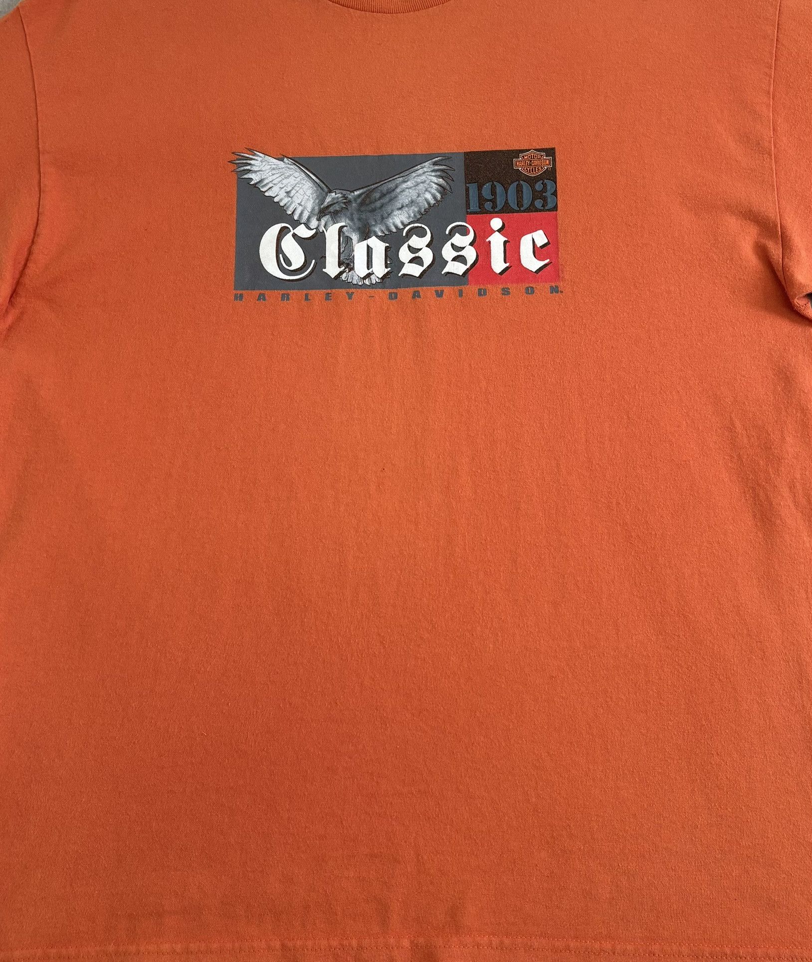 Harley Davidson Harley Davidson Orange T-Shirt size XL Size US XL / EU 56 / 4 - 10 Thumbnail