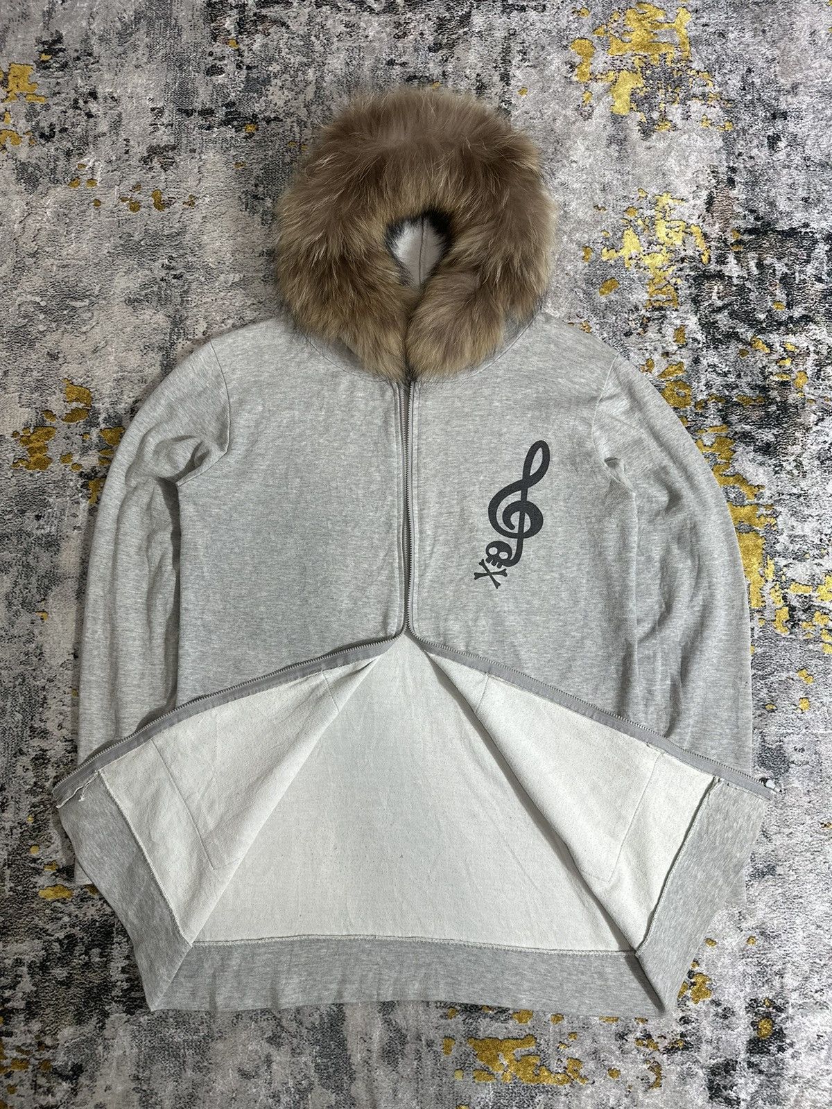 Japanese Brand HELLCATPUNK UNKNOWNBRAND FUR ZIPPER HOODIE I6W9 LGB STYLE Size US M / EU 48-50 / 2 - 3 Thumbnail