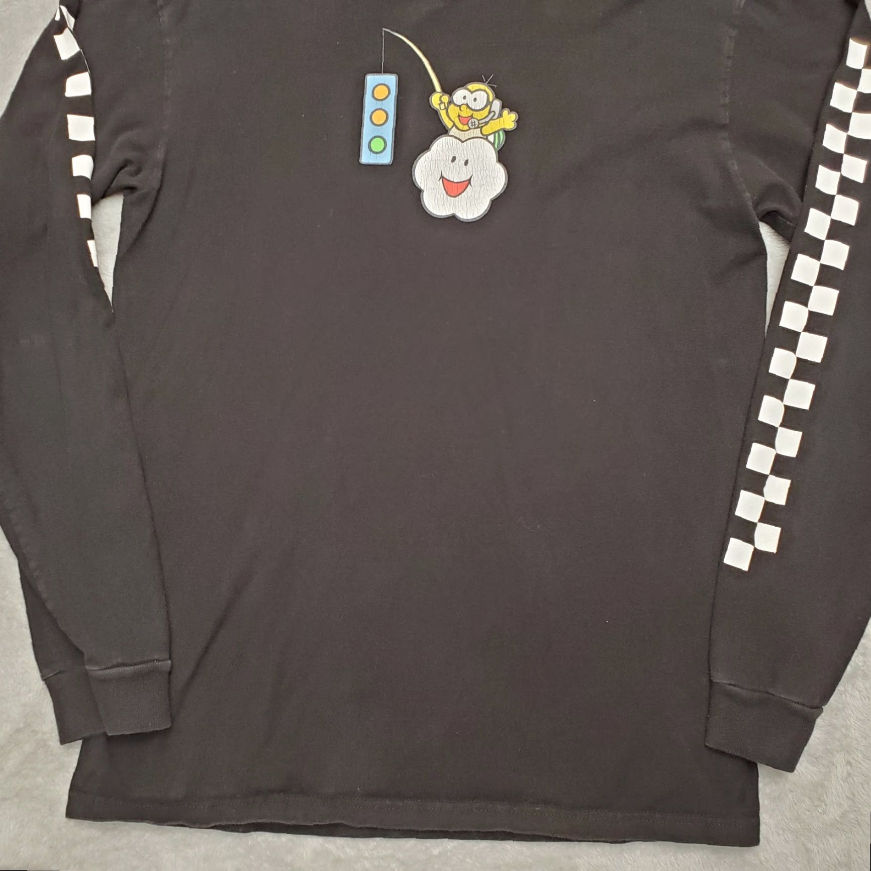 Nintendo Nintendo Mariokart Shirt Mens XL Black Video Game Crewneck TEE Long Sleeve Cotton Jersey Graphic Print Mens Size US XL / EU 56 / 4 - 3 Thumbnail