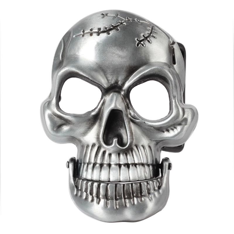 Designer Skull Vibe Vintage Belt Riveted Belts Menswear Accessories Size ONE SIZE - 3 Thumbnail