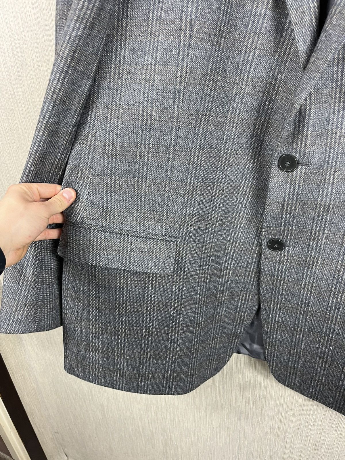Ermenegildo Zegna × Z Zegna Ermenegildo Z Zegna city wool angora blazer jacket patterned Size 48R - 9 Thumbnail