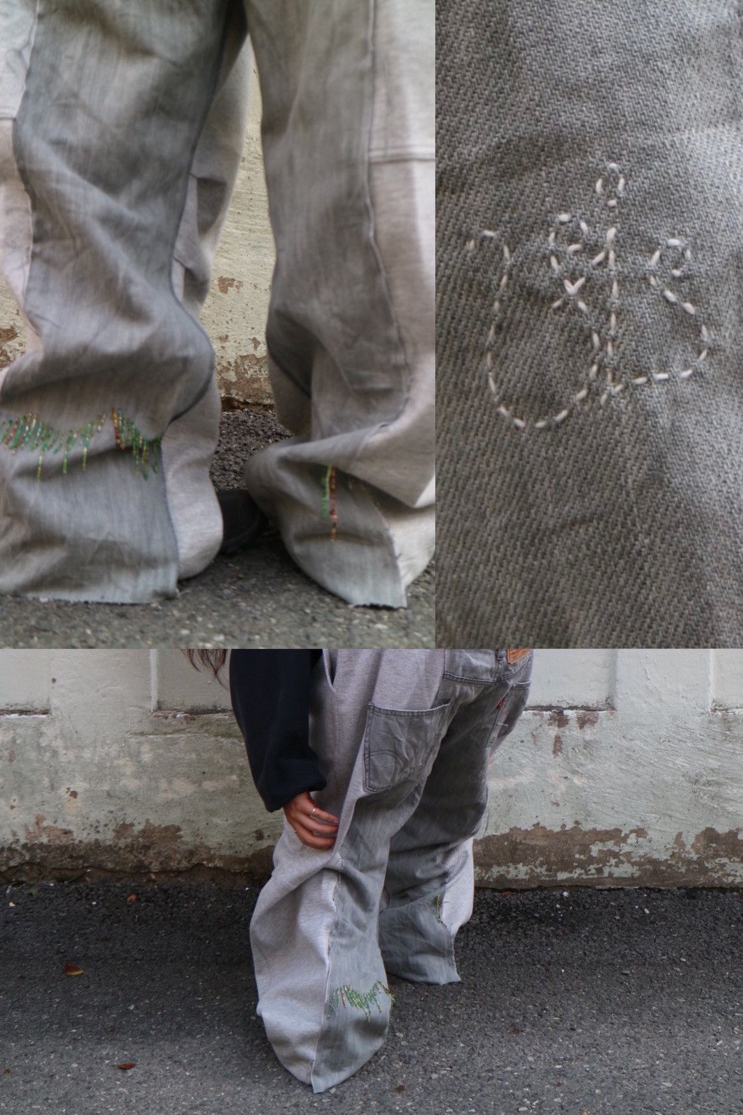 Vintage Cross Levi's denim custom pants (only one) Size US 32 / EU 48 - 2 Thumbnail