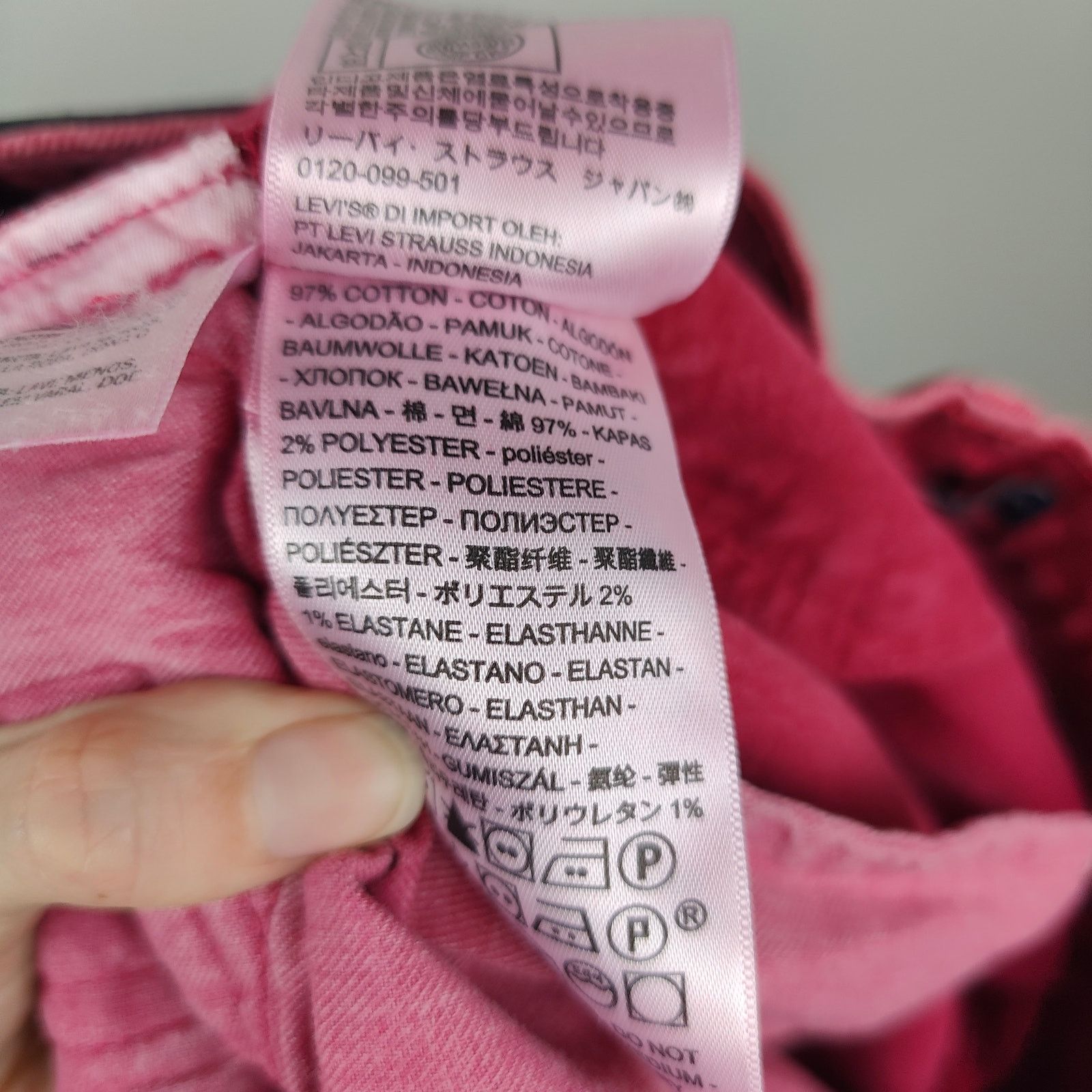 Levi's Levi's Made and Crafted 502 Jeans Mens 30x34 Red Pink Pink Size US 30 / EU 46 - 12 Thumbnail