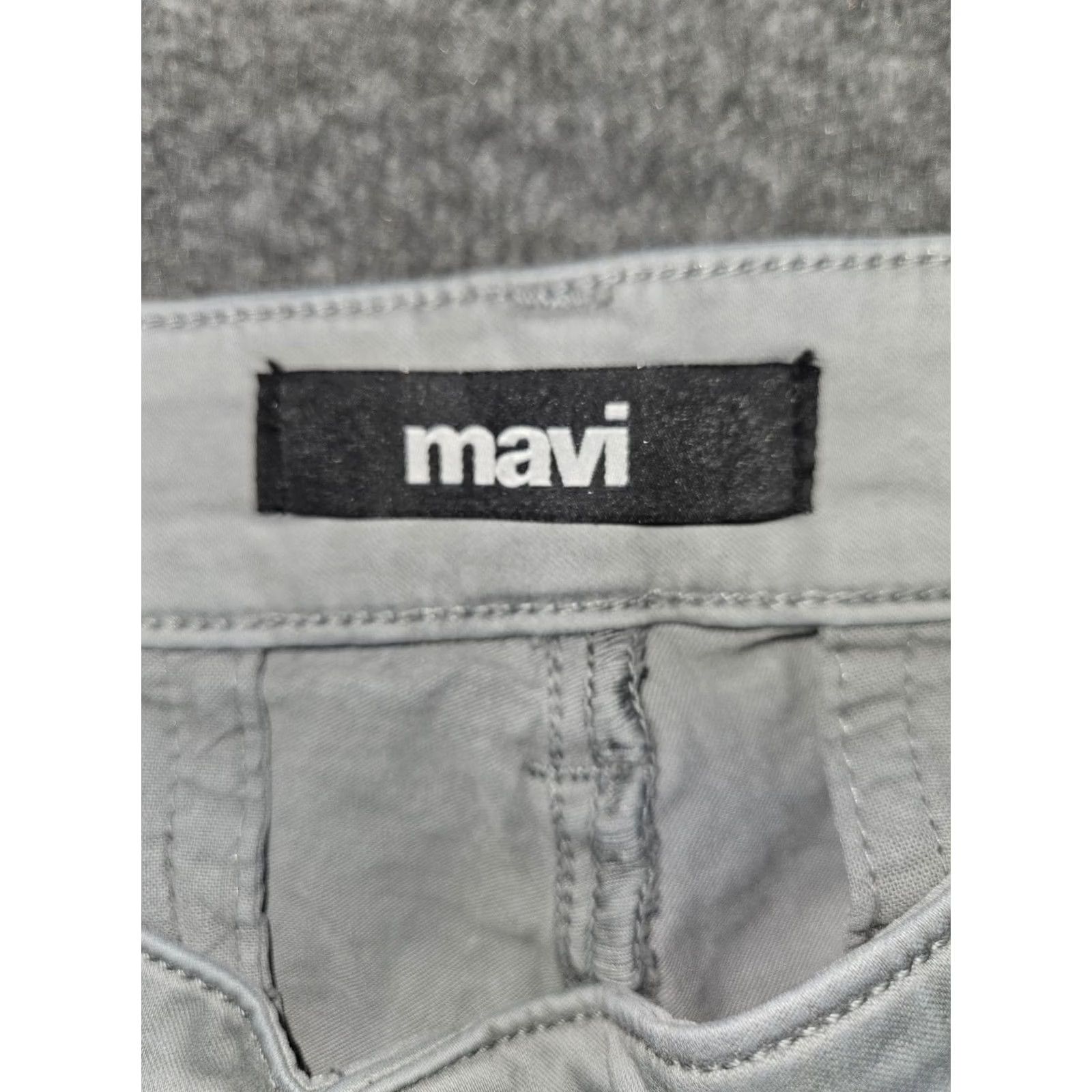 Mavi Mavi Mens Gray Chino Pants Slim Fit Tapered Cotton 36x3 Pockets Flat Front Zip Fly Button Size US 36 / EU 52 - 5 Thumbnail