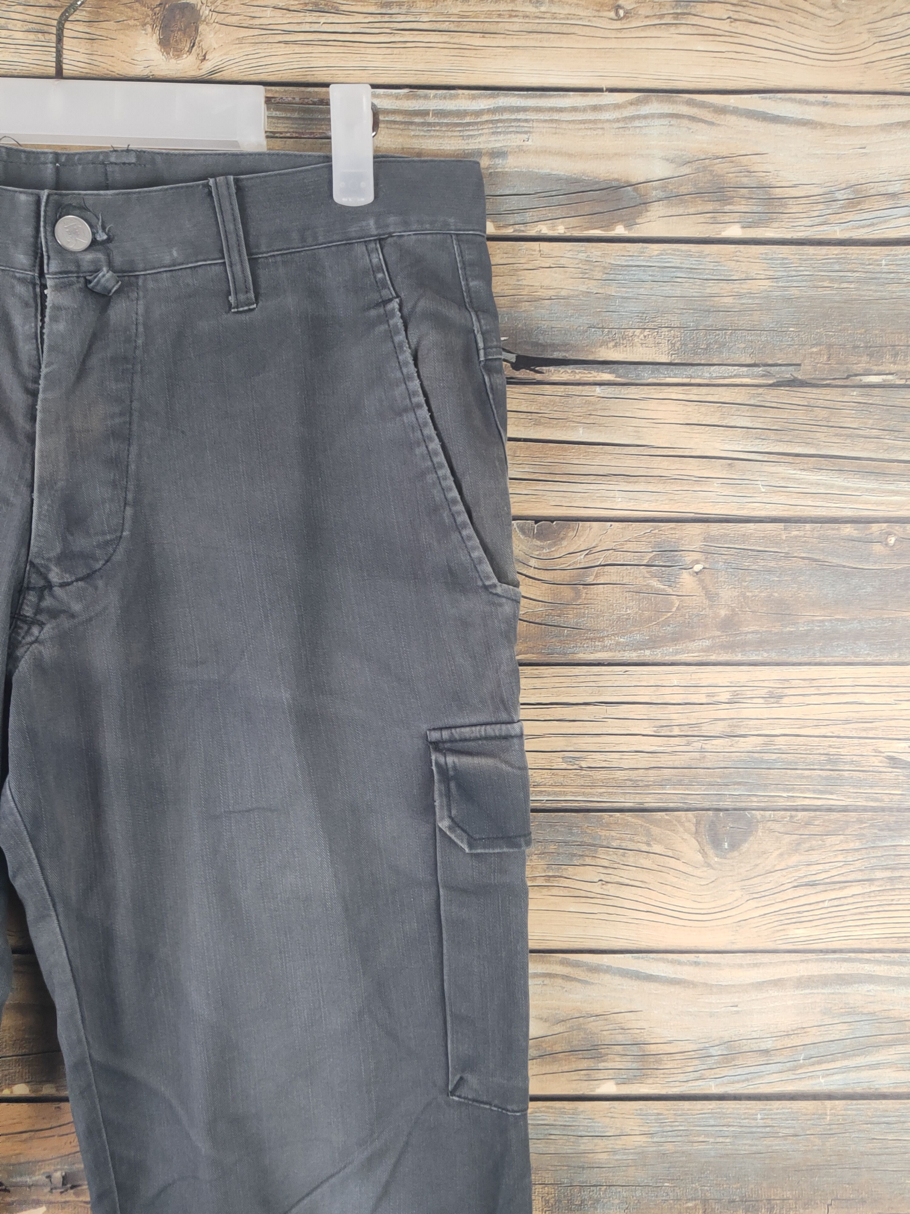 Japanese Brand DL Toraichi Dark Gray Multipocket Tactical Cargo Pants #1506 Size US 33 - 5 Thumbnail