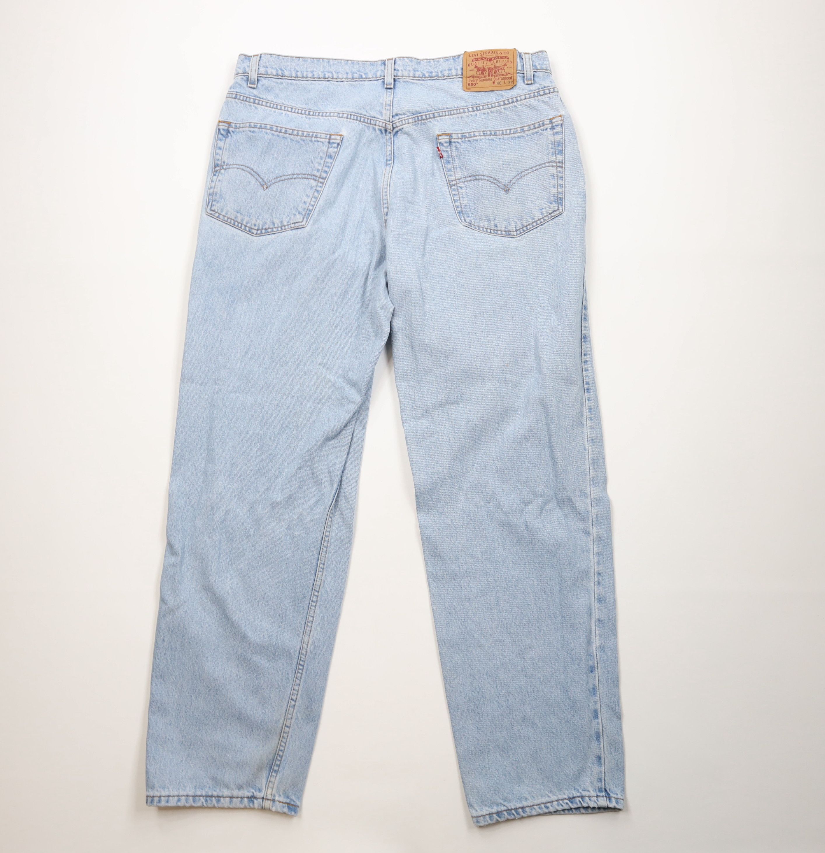 Levi's Vintage 90s Levis 550 Relaxed Fit Tapered Leg Denim Jeans Size US 40 / EU 56 - 10 Thumbnail