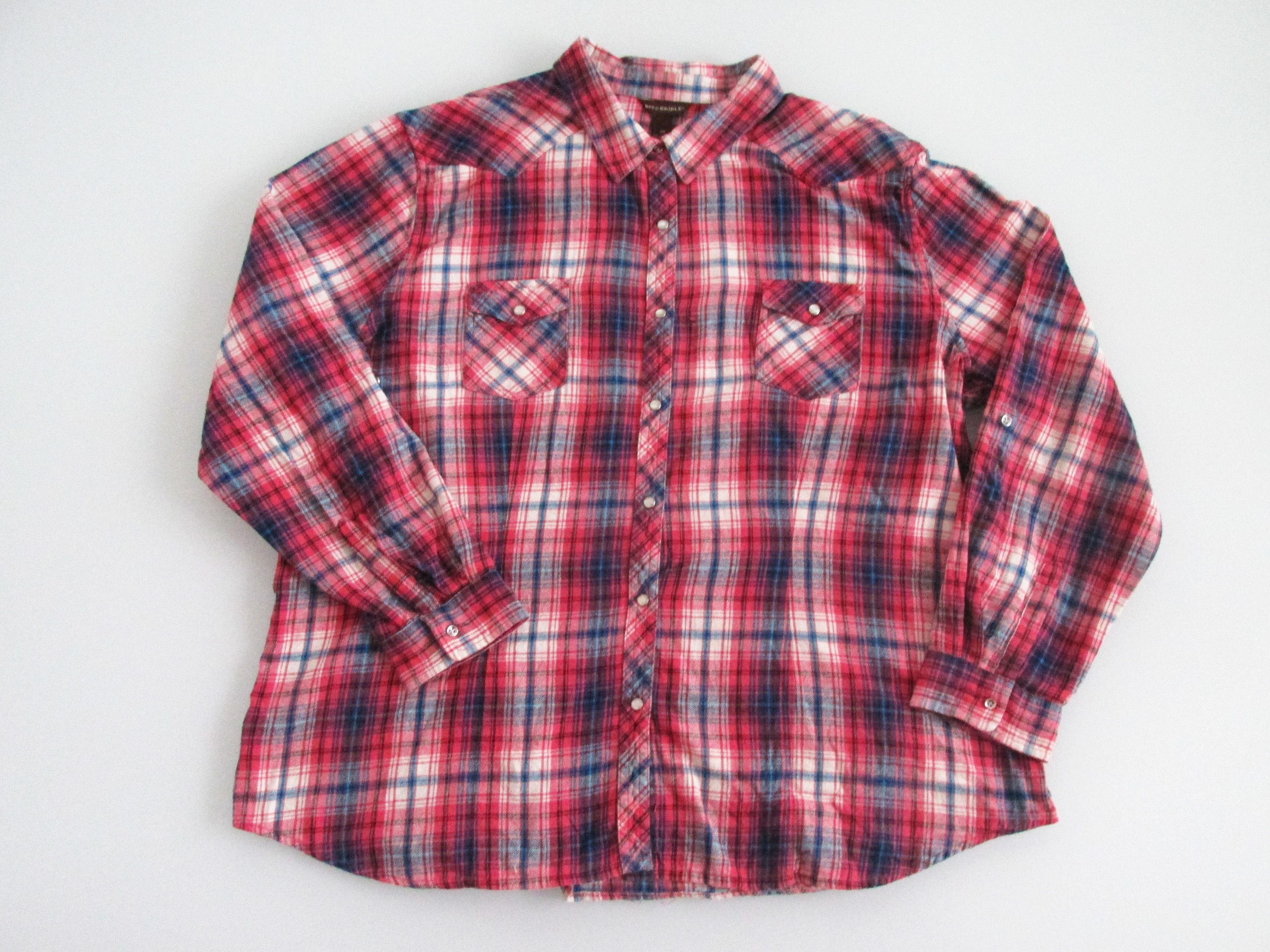 Bit & Bridle Bit & Bridal Women's Western Flannel Shirts Size 2X Size XXL / US 16-18 / IT 52-54 - 1 Thumbnail