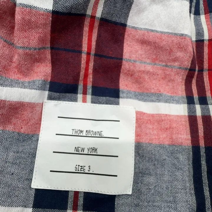 Thom Browne Thom Browne Colorful Checkered Button-Up Shirt -2507 Size US M / EU 48-50 / 2 - 2 Thumbnail