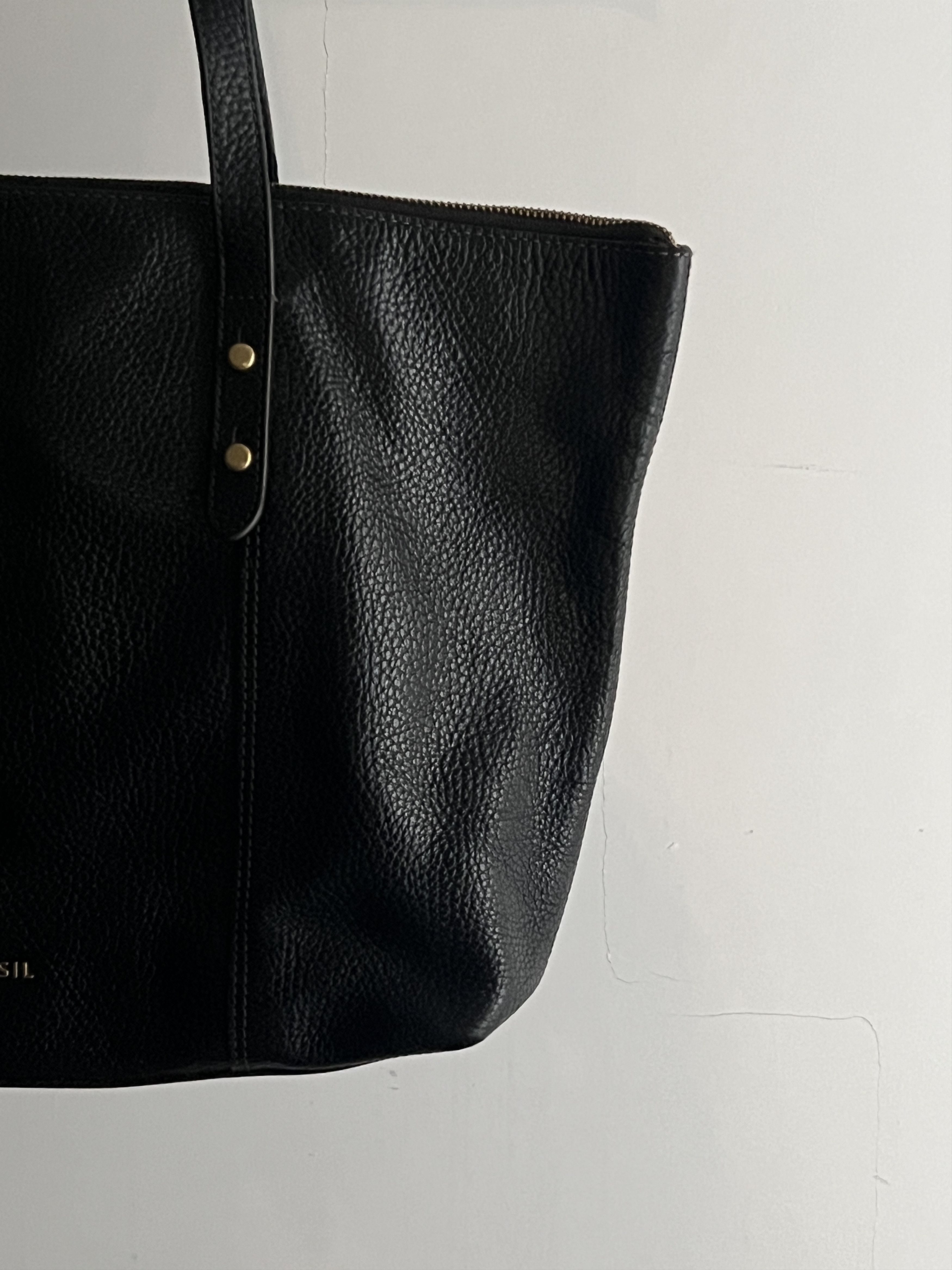 Fossil Fossil Womans Vintage Dark Brown Leather Handbag Size ONE SIZE - 2 Thumbnail