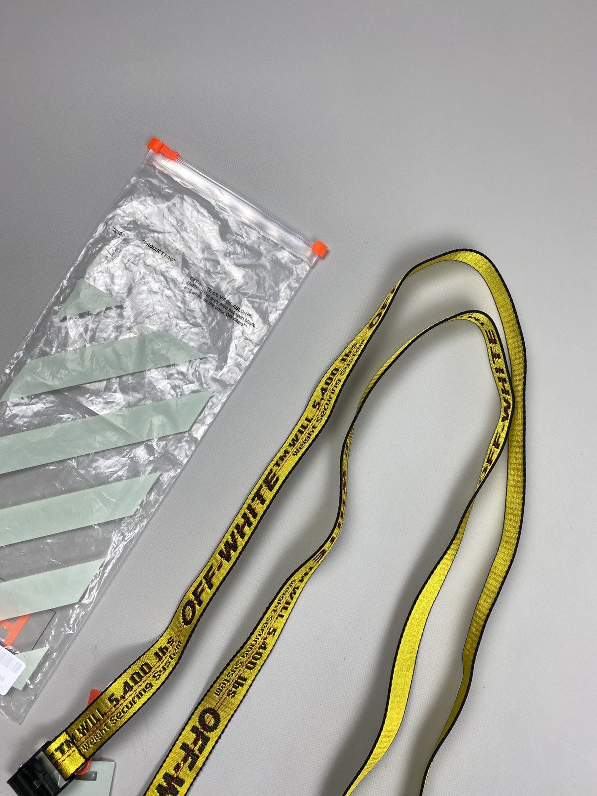 Off-White BNWT! Off-white Carry OV Mini Industrial belt one Size Size ONE SIZE - 5 Thumbnail