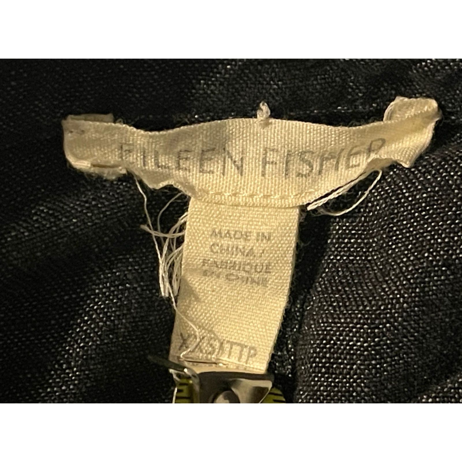 Eileen Fisher Eileen Fisher Dress 3/4 Sleeve Organic Linen Henley Gray XXS Size XXS / US 00 / IT 34 - 3 Thumbnail
