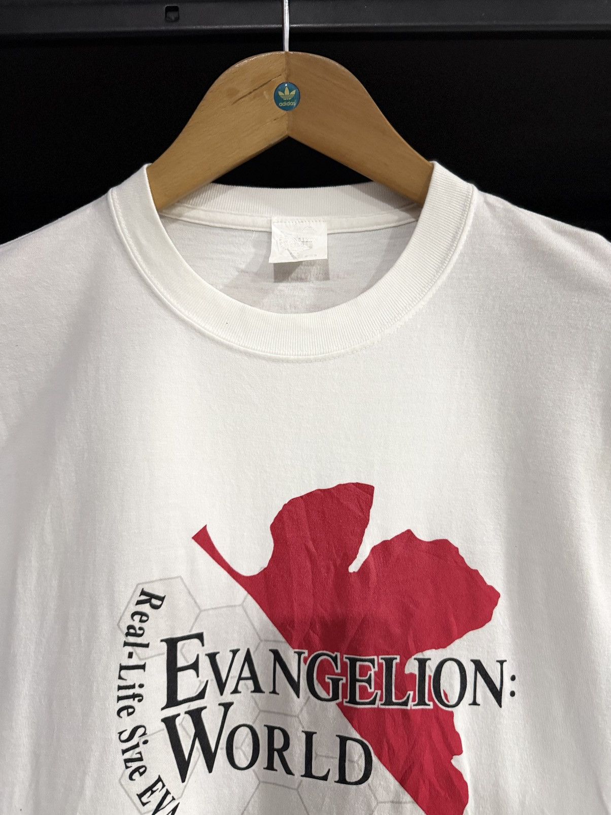 Anime Vintage Evangelion World Nerv Fuji Construction Project Tee Size US L / EU 52-54 / 3 - 4 Thumbnail