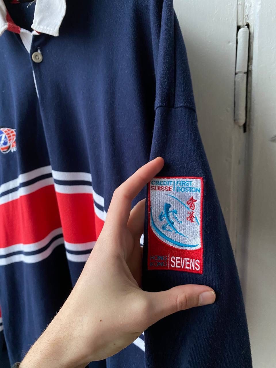Canterbury of New Zealand Vintage 1997 Rugby Sevens Hong Kong Canterbury Longsleeve Size US XL / EU 56 / 4 - 4 Thumbnail