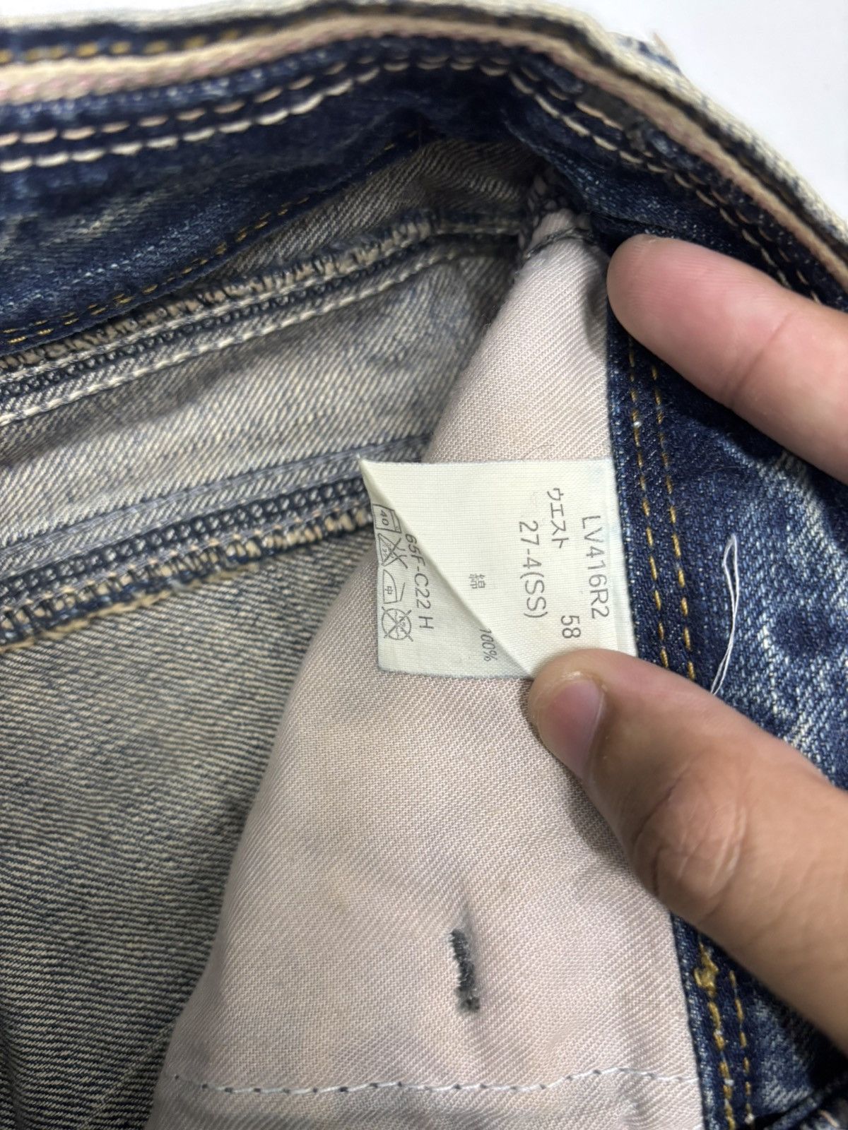 Hysteric Glamour × If Six Was Nine × Le Grande Bleu (L.G.B.) Brappers Flare Jeans Lady Vintage Union Made Bootcut Denim Size 27" / US 4 / IT 40 - 11 Thumbnail