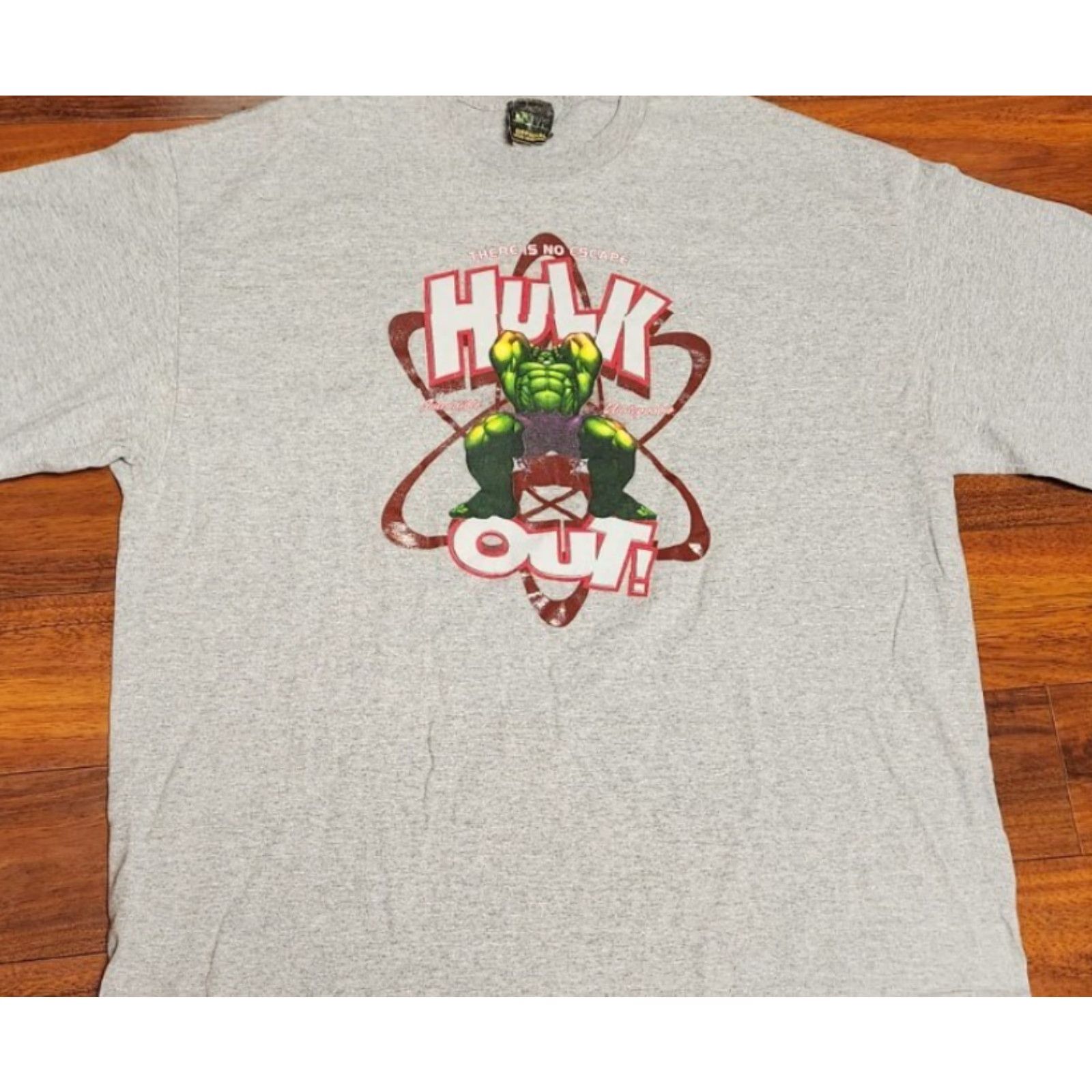 Vintage VINTAGE Marvel Hulk Movie Promo T Shirt Men 3XL Gray Cotton Short Sleeve Crew Neck Official Merch Retro Mens XXL? Size US XXL / EU 58 / 5 - 3 Thumbnail