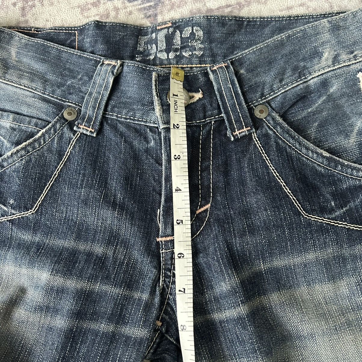 If Six Was Nine 503 Super Flared Mudwash Jeans Size 31" - 11 Thumbnail