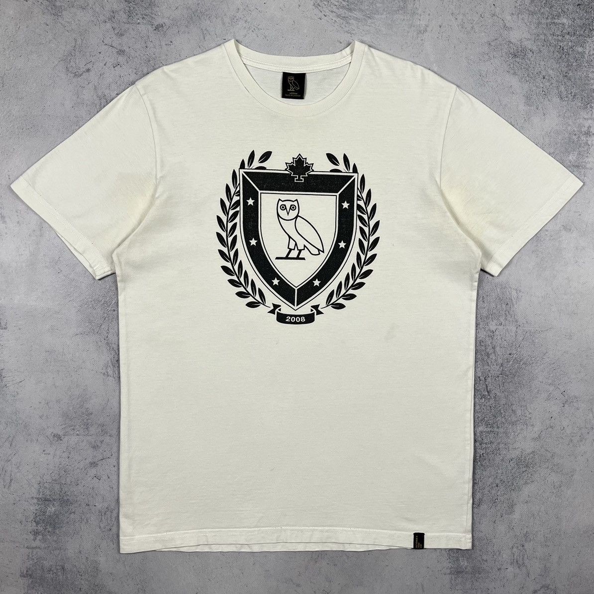Drake Vintage Drake OWO Octobers Very Owl big logo rap tee 2008 Size US M / EU 48-50 / 2 - 2 Thumbnail
