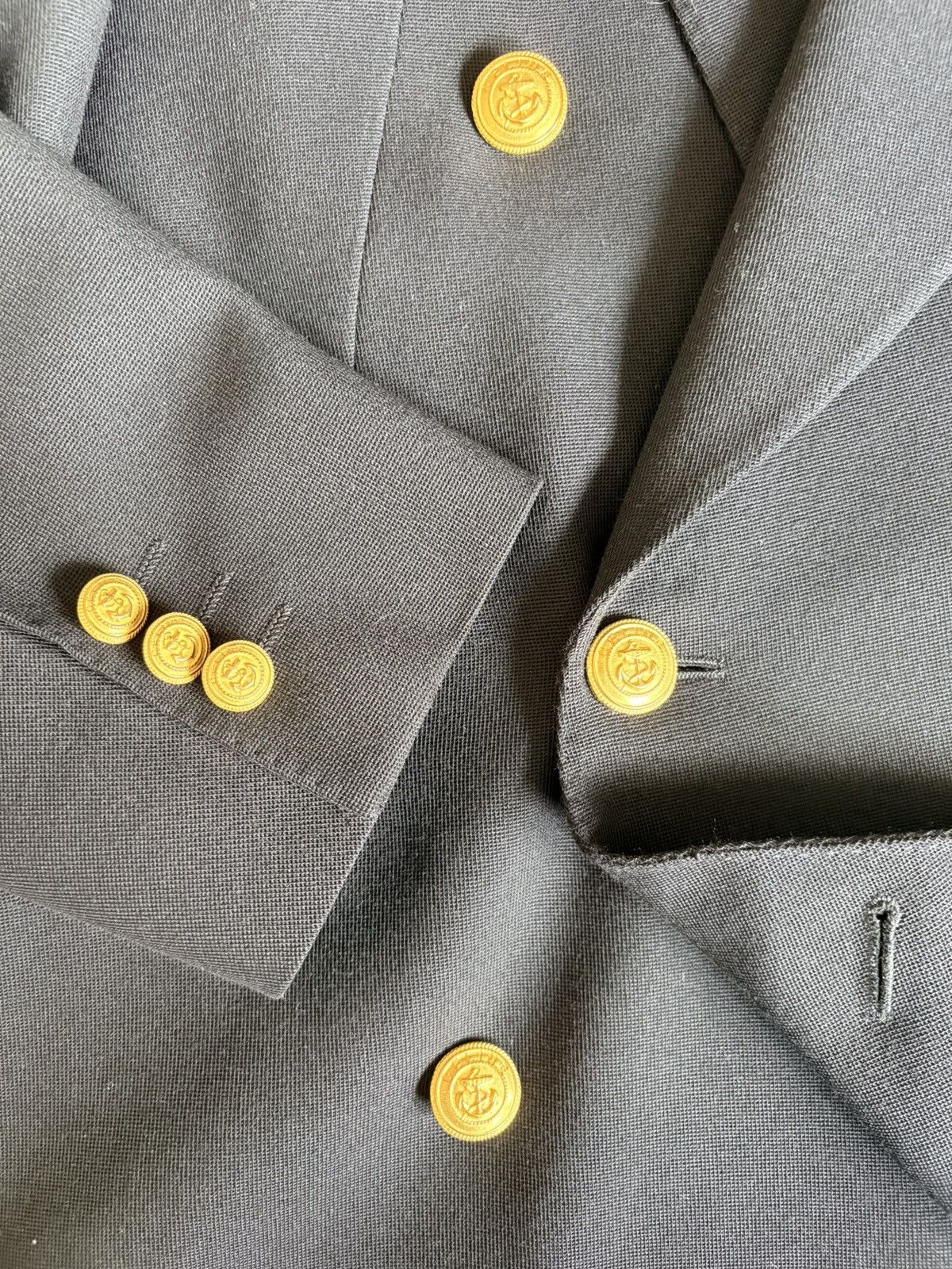 Celine Vintage Céline Paris Suit Jacket Double Breasted Blazer Size 46R - 4 Thumbnail