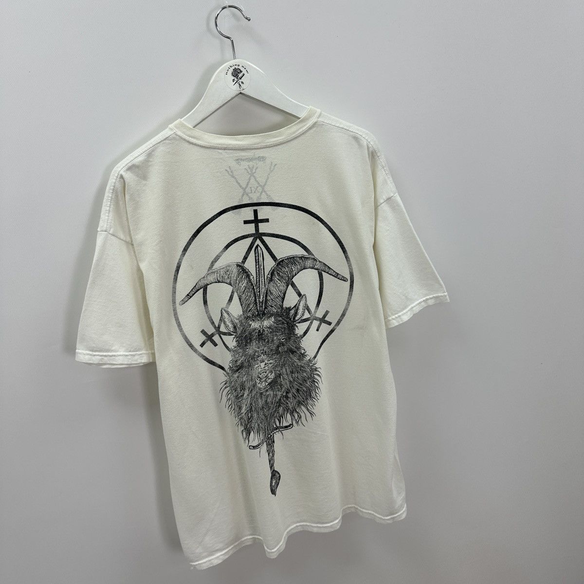 Vintage Vintage 00s WitchCrafs Goat Ghotic tee y2k Occultism death Size US XL / EU 56 / 4 - 7 Thumbnail