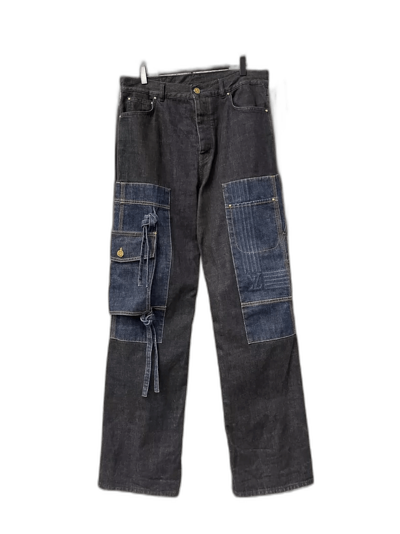 Louis Vuitton Louis Vuitton Butterfly Knot Denim Pants-2506 Size 29" - 1 Thumbnail