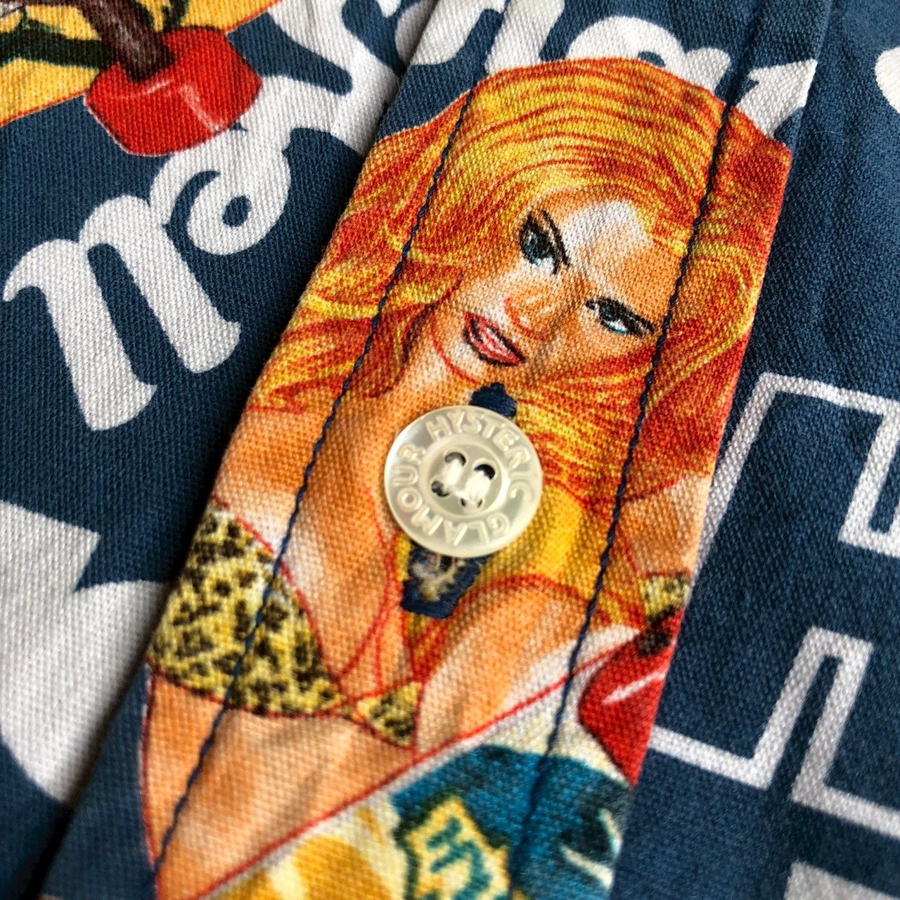 Hysteric Glamour Vintage Y2K Hysteric Glamour All-Over Graphic Shirt Size US S / EU 44-46 / 1 - 4 Thumbnail