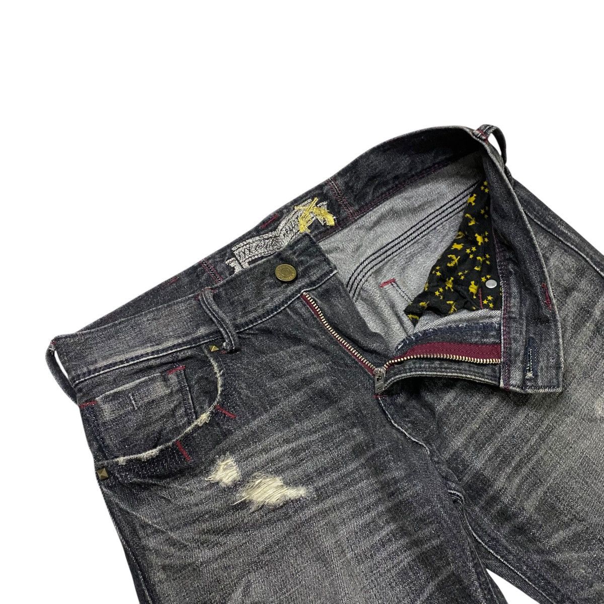 Japanese Brand × Vintage Liberto distressed denim jean Size US 34 / EU 50 - 6 Thumbnail