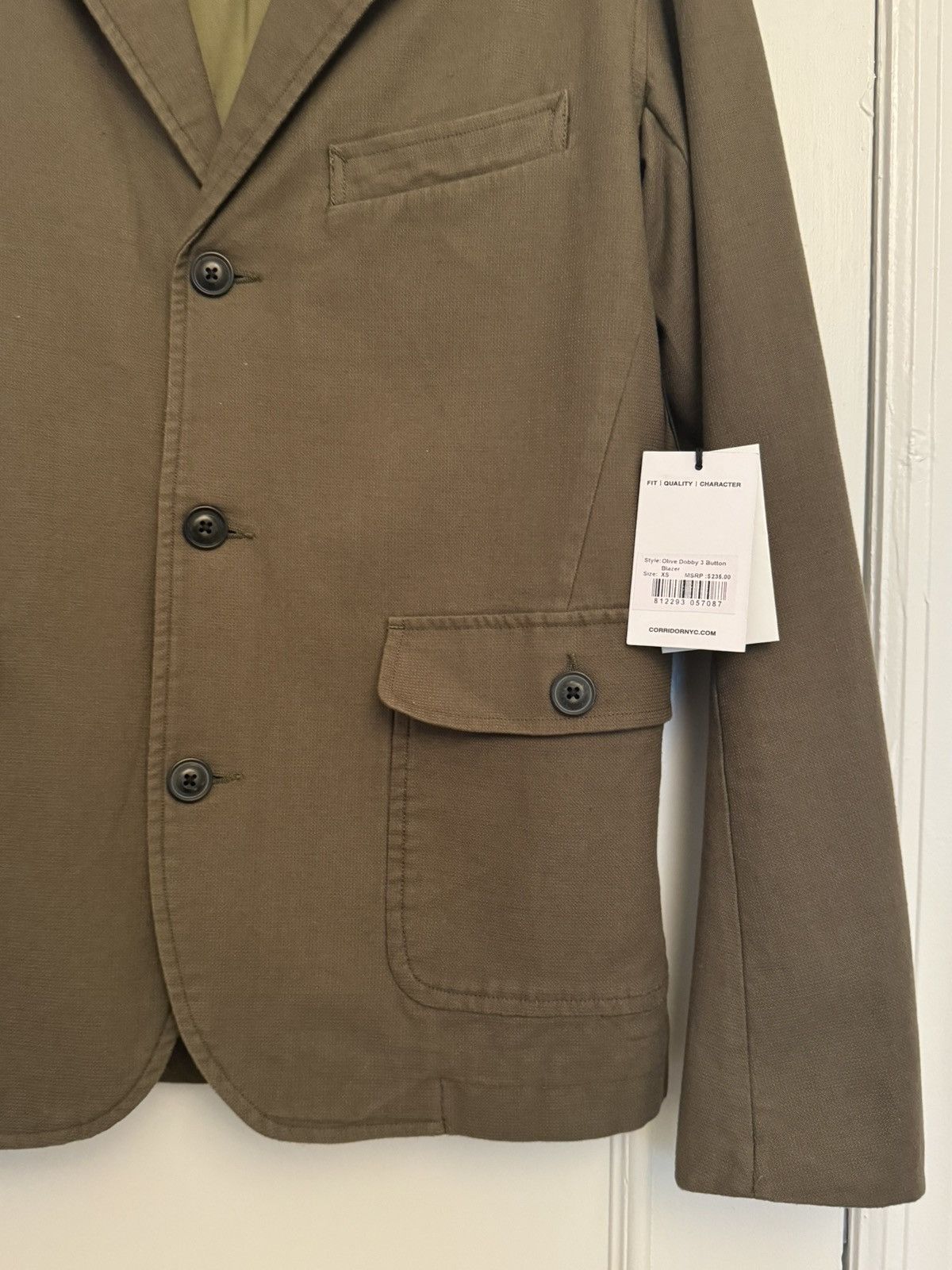 Corridor Corridor XS Dobby 3 Button Blazer NWT Size US XS / EU 42 / 0 - 8 Thumbnail