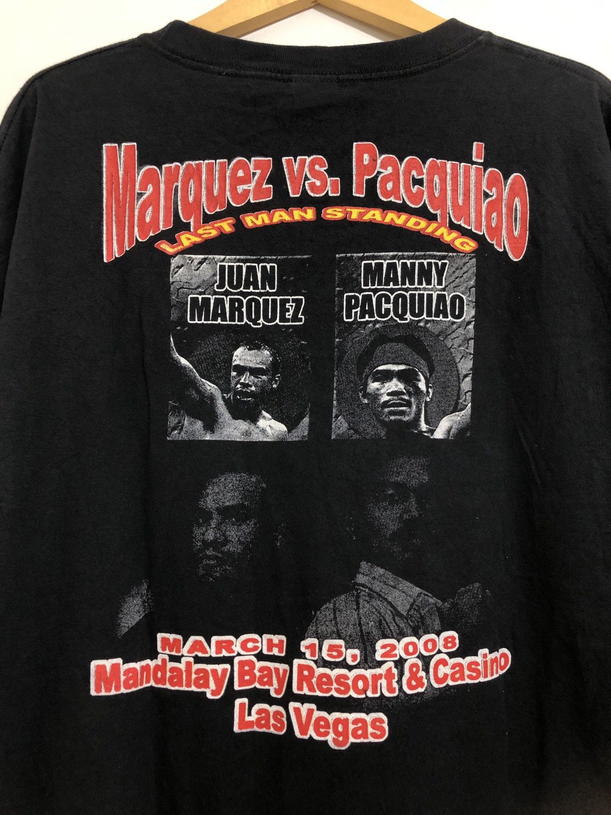 Vintage Vintage Marquez Vs Pacquiao T-Shirt Size US XXL / EU 58 / 5 - 4 Thumbnail