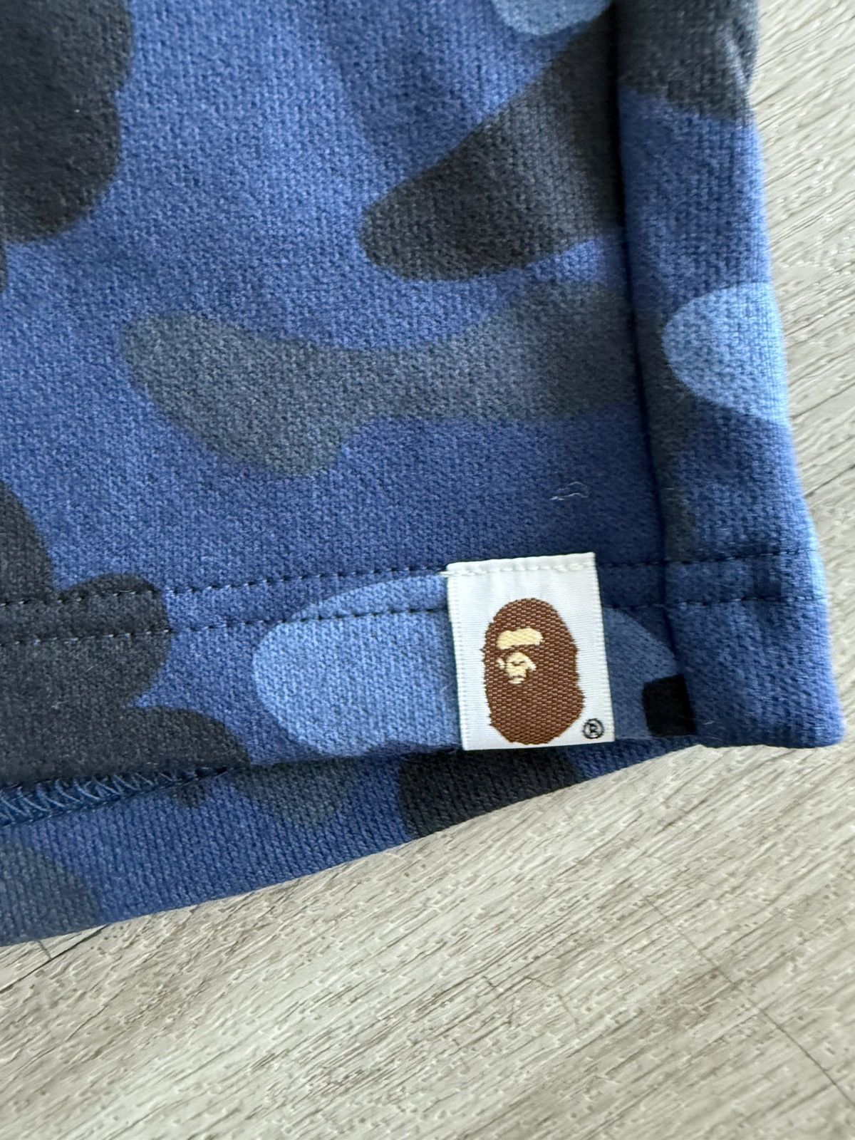Bape Bape Blue camo shark shorts Size US 30 / EU 46 - 2 Thumbnail