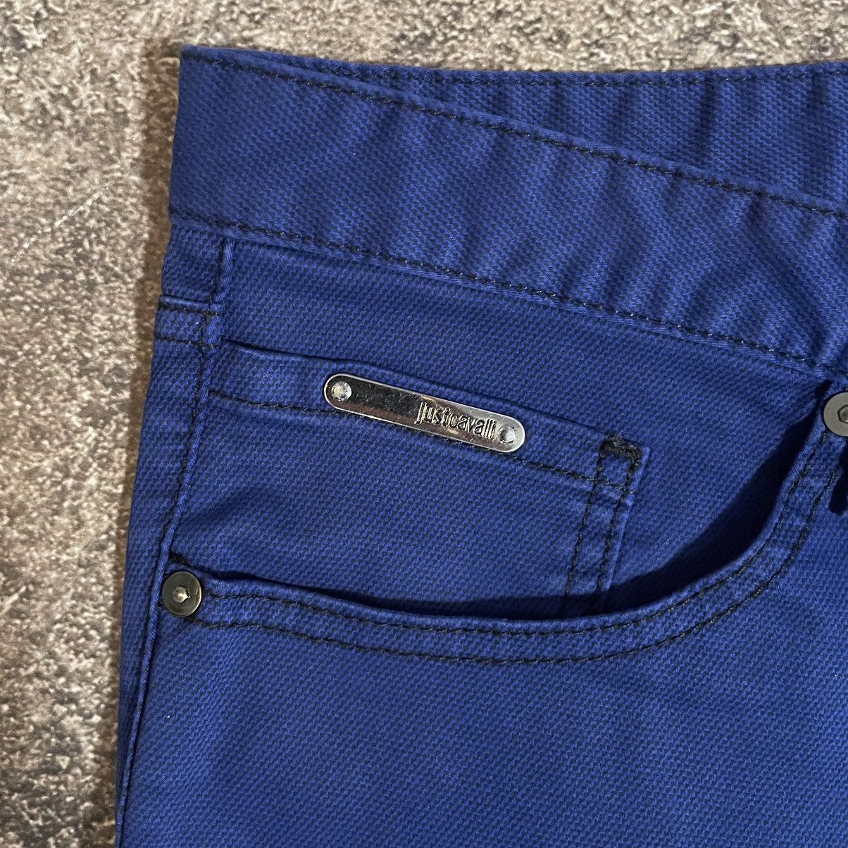 Just Cavalli × Roberto Cavalli Just Cavalli Blue Big Logo Pants Size US 38 / EU 54 - 4 Thumbnail
