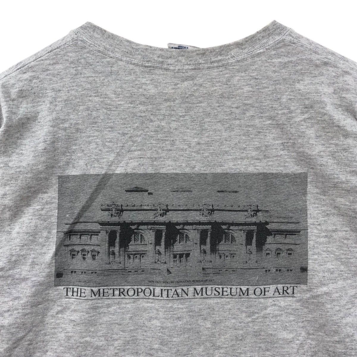 Vintage Vintage 90s The METROPOLITAN MUSEUM Of ART T-Shirt Size US M / EU 48-50 / 2 - 2 Thumbnail