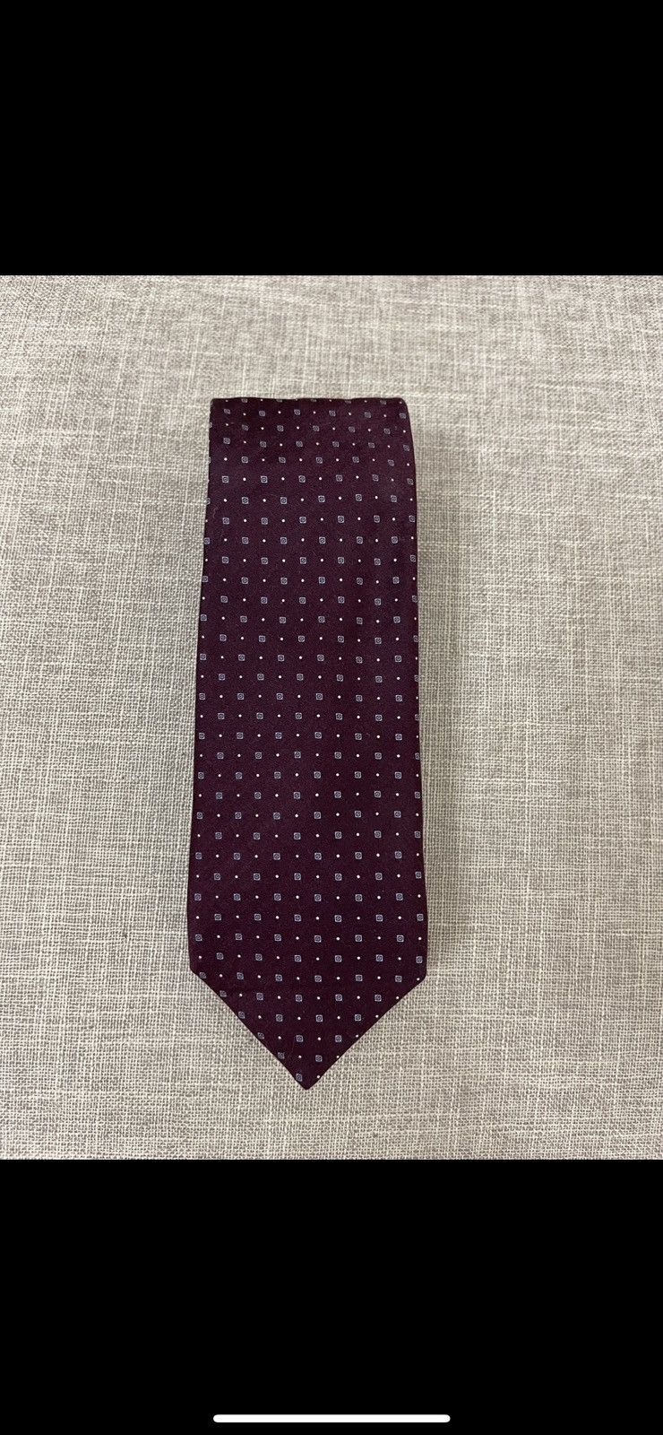 Hugo Boss Hugo Boss Burgandy Tie Size ONE SIZE - 1 Thumbnail