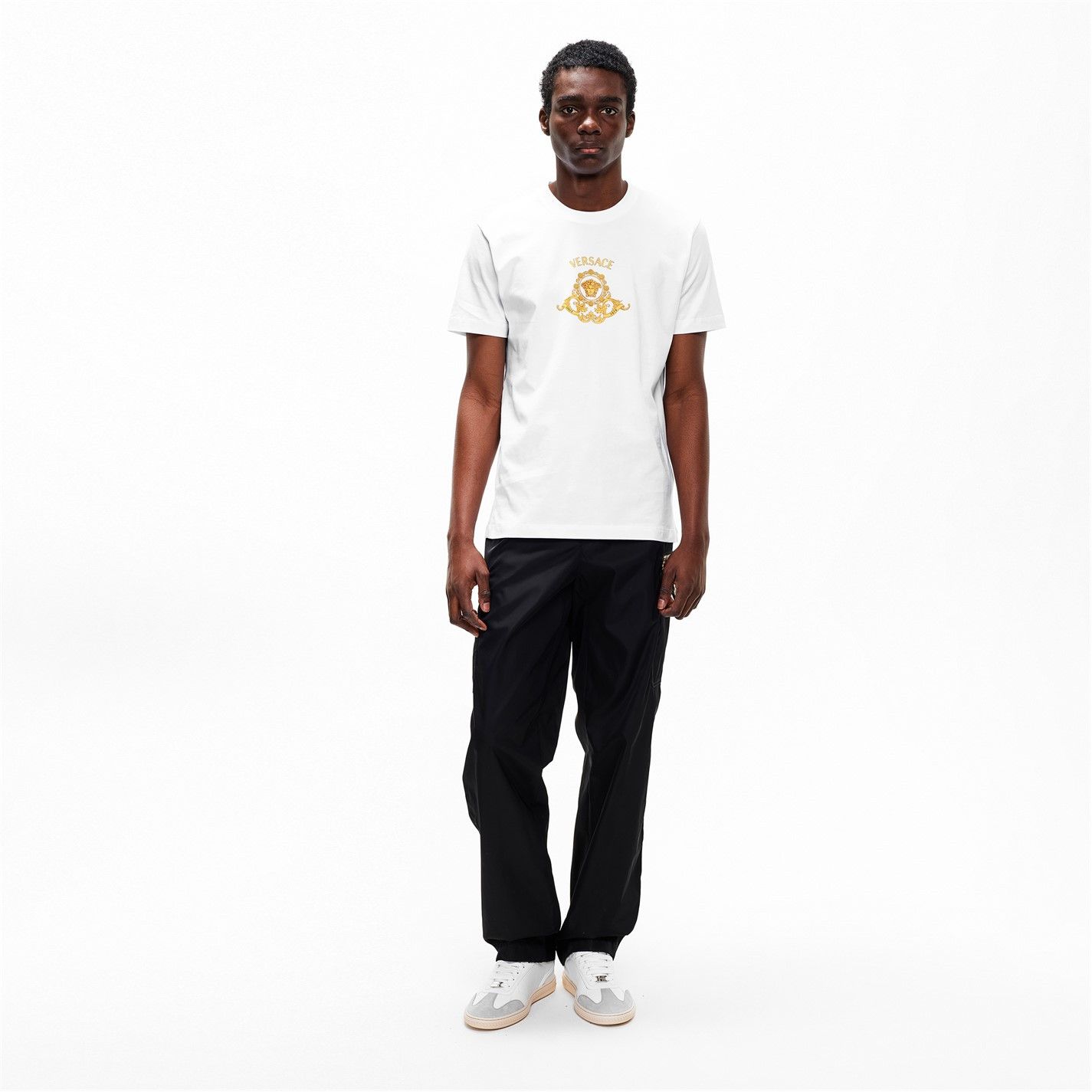 Versace o1g2r1mq0526 Medusa Crstt T-Shirt in White Size US S / EU 44-46 / 1 - 6 Thumbnail
