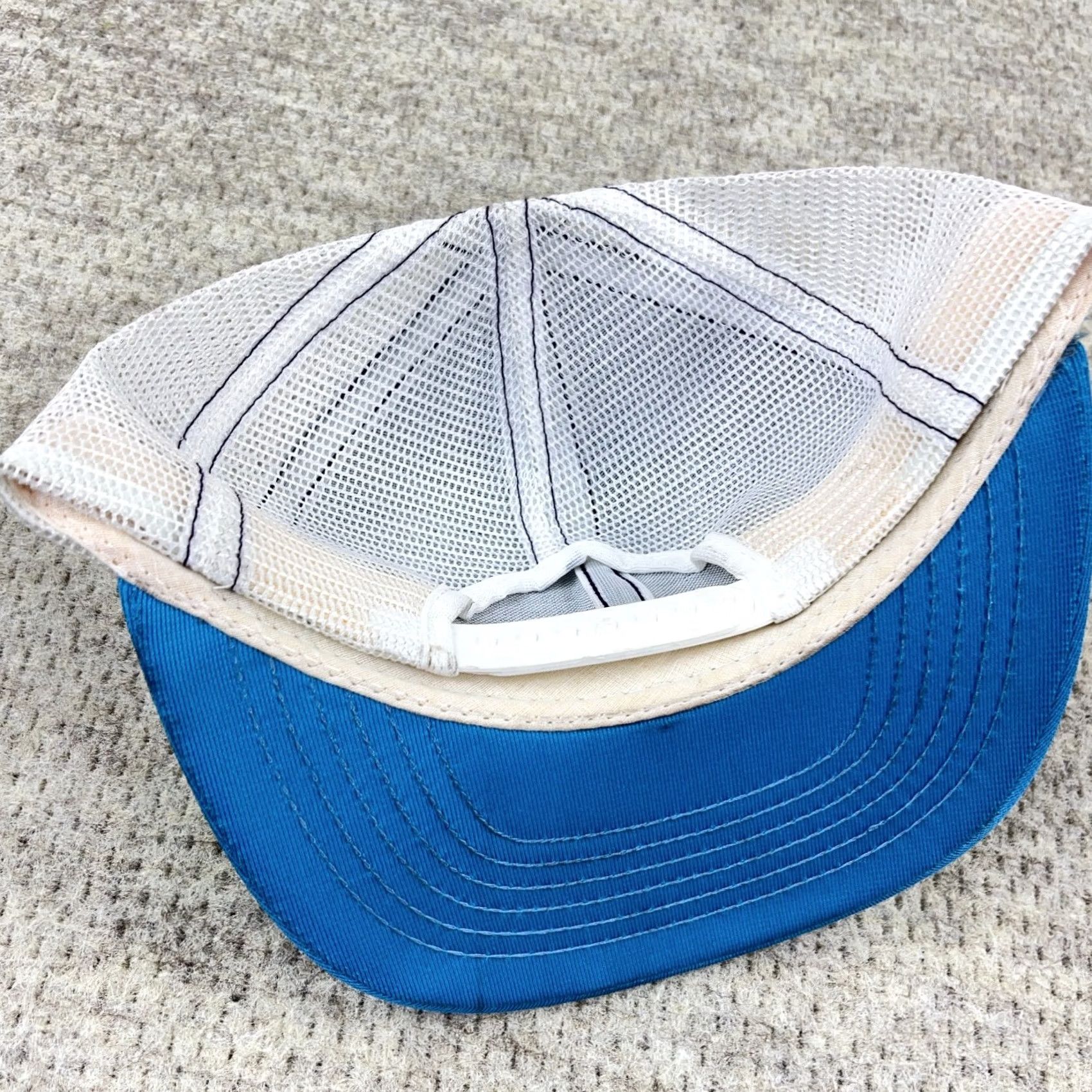 Vintage VINTAGE Swingster Trucker Hat Cap Snapback USA 80s Clipper Pirate Ship Boat Men One Size Blue Cotton Twill Adjustable Size ONE SIZE - 4 Thumbnail