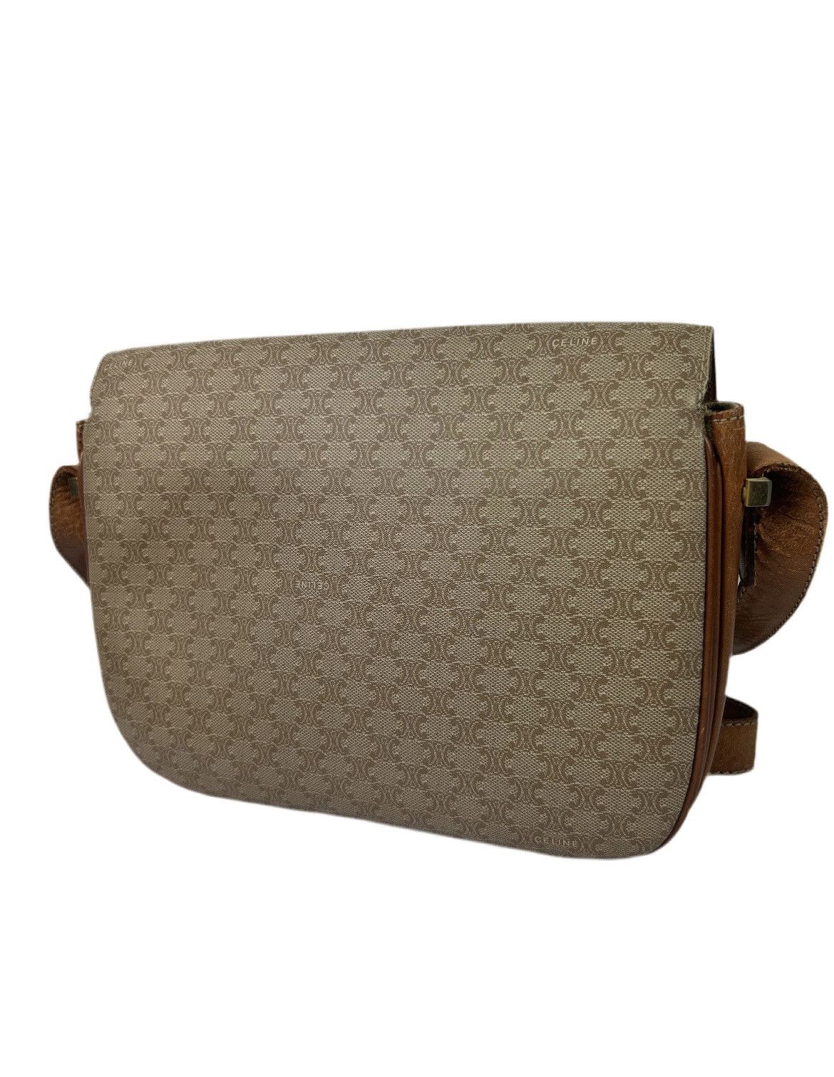 Celine Celine Macadam Leather Crossbody Bag Size ONE SIZE - 2 Thumbnail
