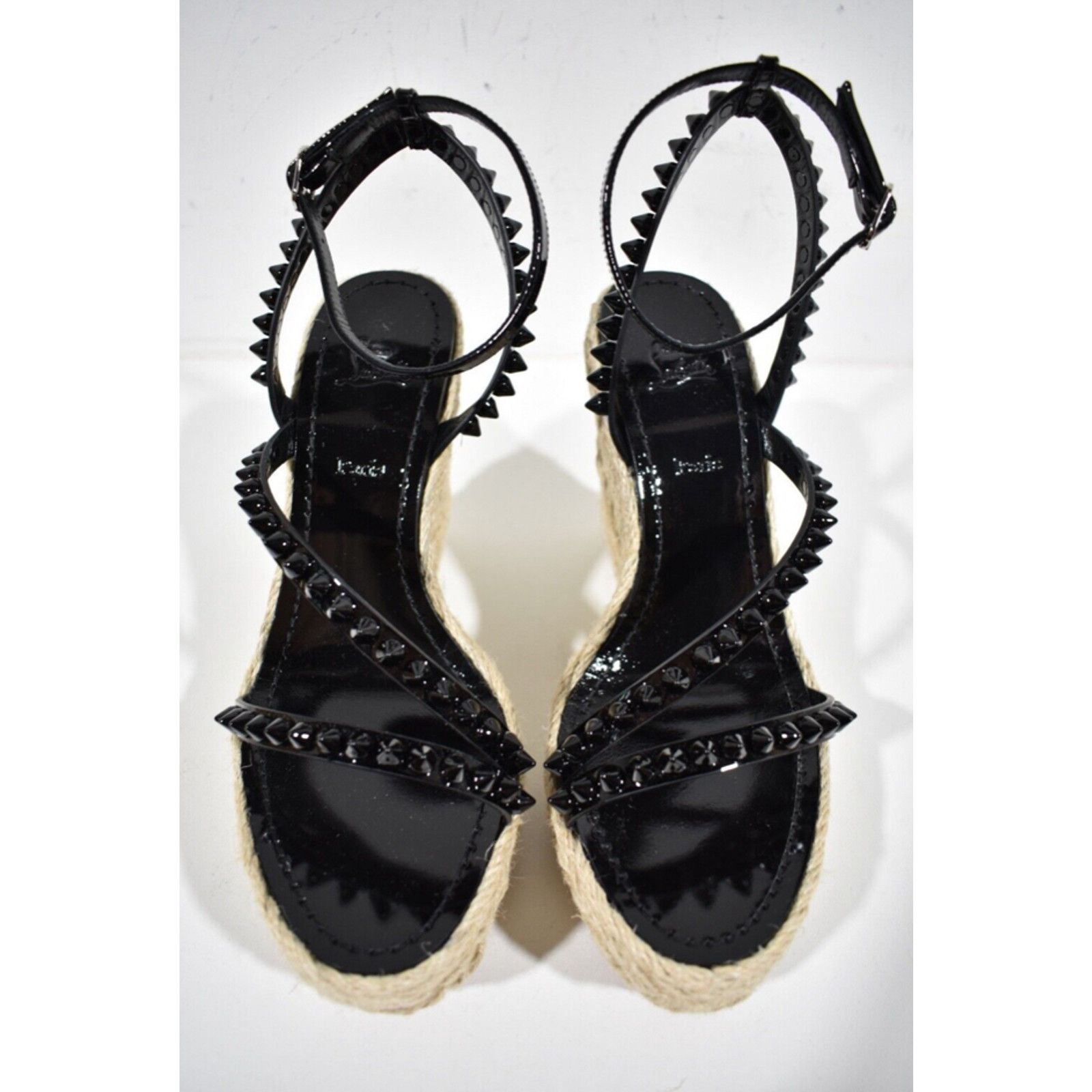 Christian Louboutin Mafaldina Zeppa 120 Black Platform Wedge Sandal Heel Pump 42 Size US 12 / IT 42 - 7 Thumbnail