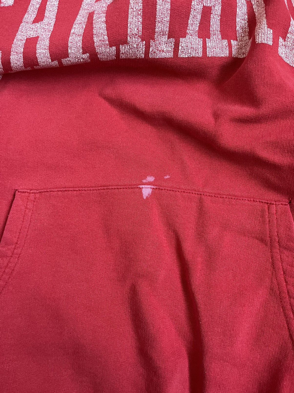 Carhartt × Vintage Vintage 90s Carhartt Men Distressed Red Logo Hoodie Size US L / EU 52-54 / 3 - 17 Thumbnail