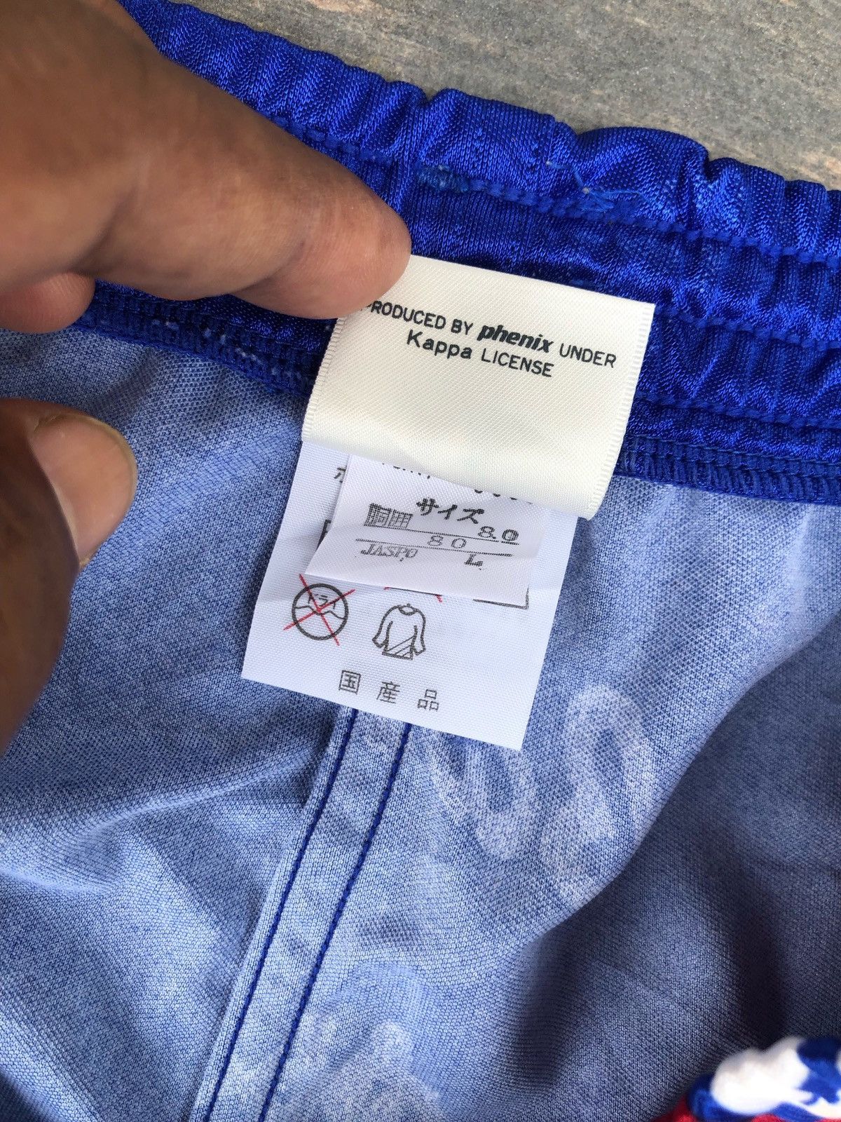 Kappa × Vintage 🔥Vintage 90s Kappa Side Tape Barca Ronaldo Short Jersey Size US 31 - 4 Thumbnail