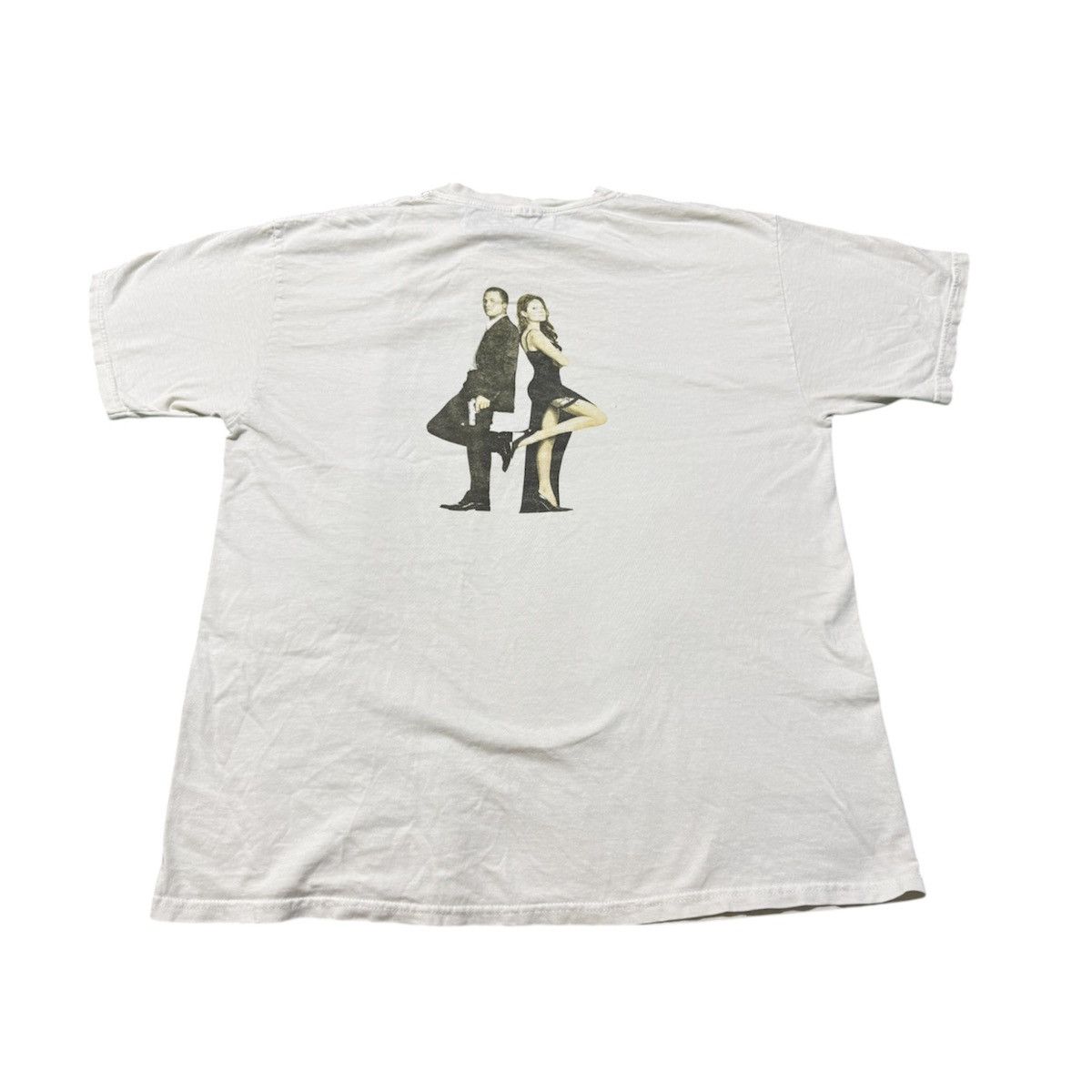 Vintage Vintage 00s Mr.&Mrs. Smith Film T-Shirt Size US L / EU 52-54 / 3 - 1 Thumbnail