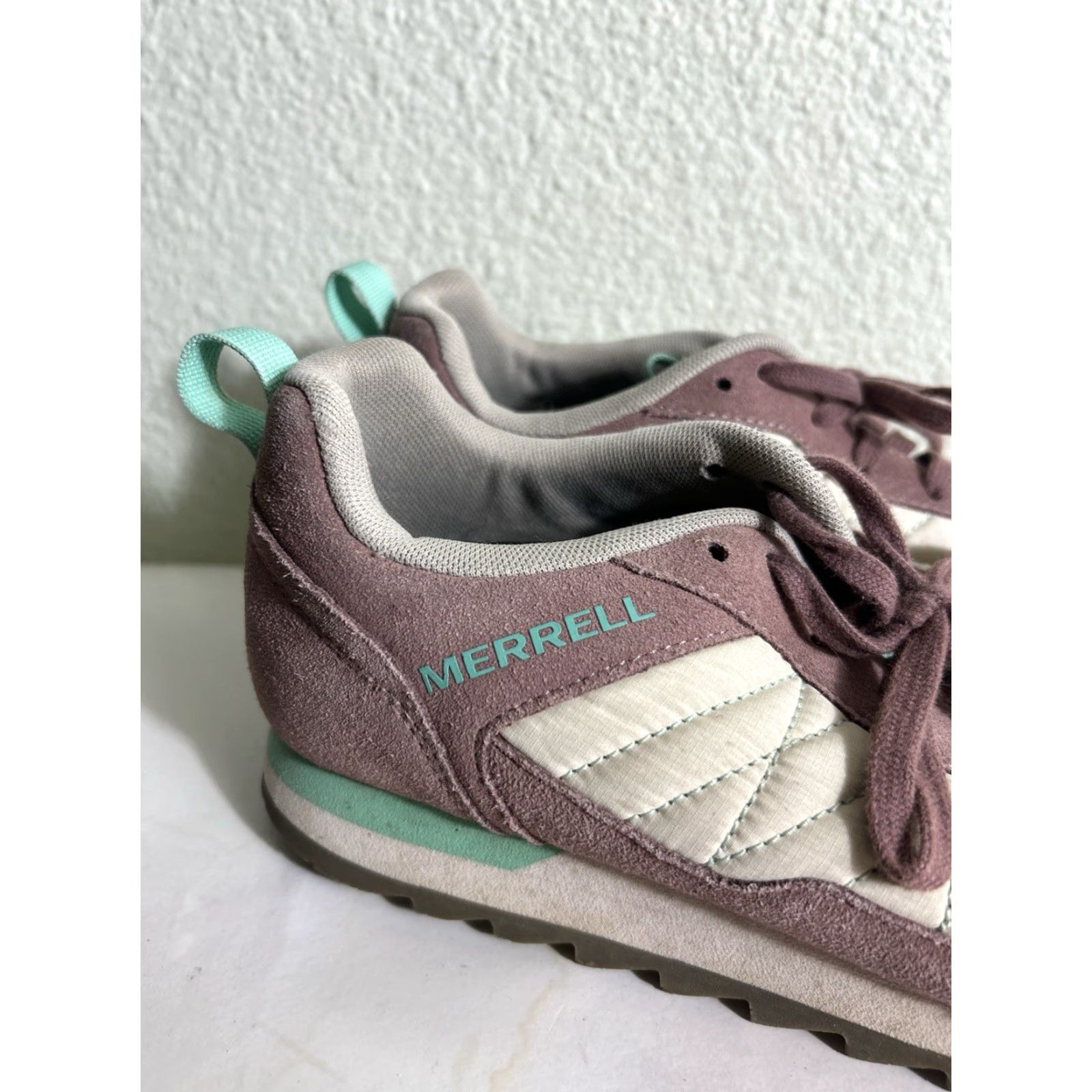 Merrell Merrell Burlwood Performance Sneaker Womens 9 Purple Low Top Lace Up Athletic Casual Outdoor Hiking Running Walking Logo Size US 9 / IT 39 - 4 Thumbnail