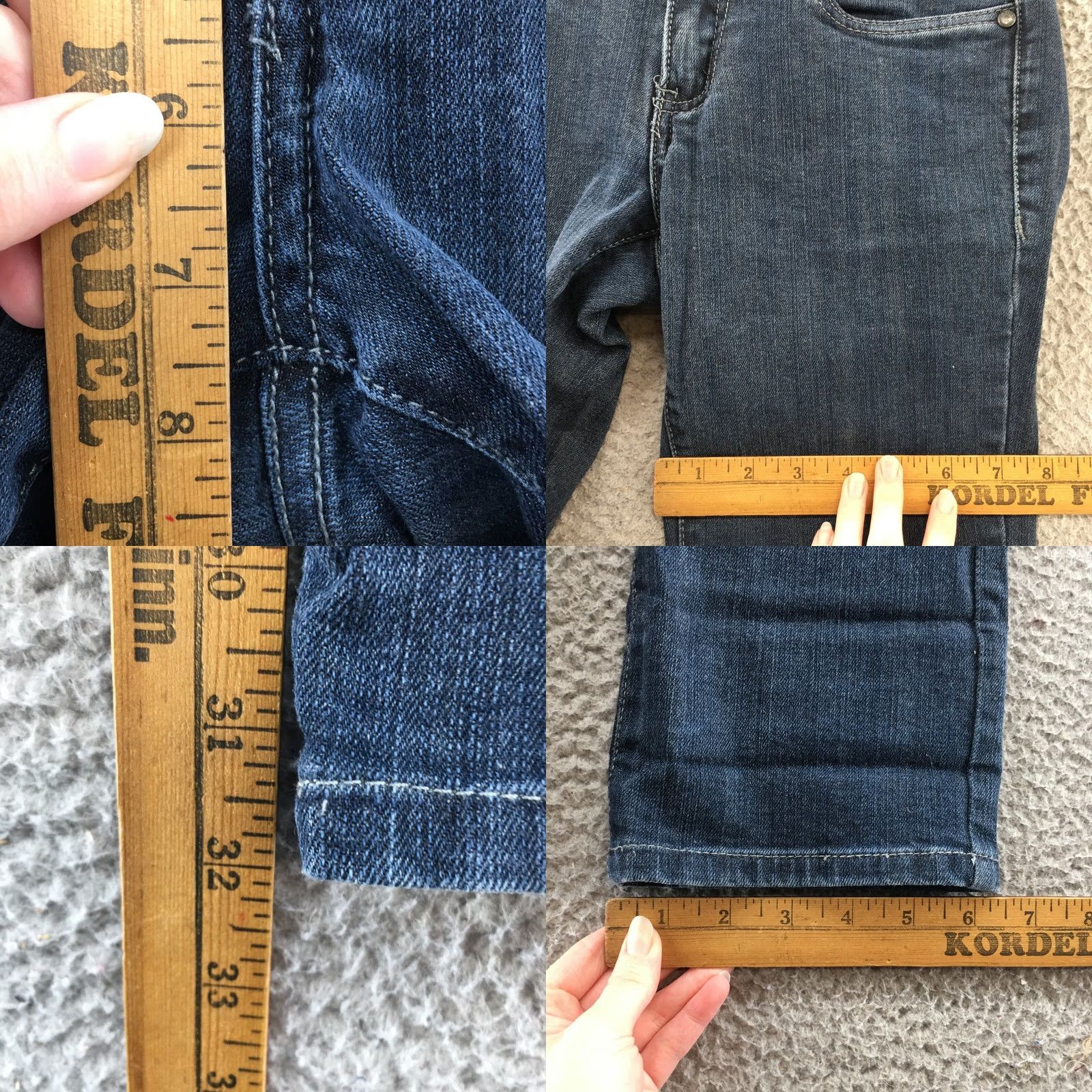 Kenneth Cole Kenneth Cole Jeans Tapered Jeans Womens 25 28x32 Blue Denim Low Rise Zip Fly Shoes? Size 42" / US 20 - 8 Thumbnail