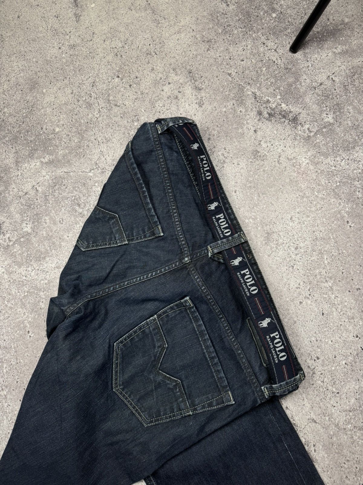 Polo Ralph Lauren Vintage Polo Ralph Lauren Monogram Y2K Big Logo Belt Japan Size ONE SIZE - 4 Thumbnail