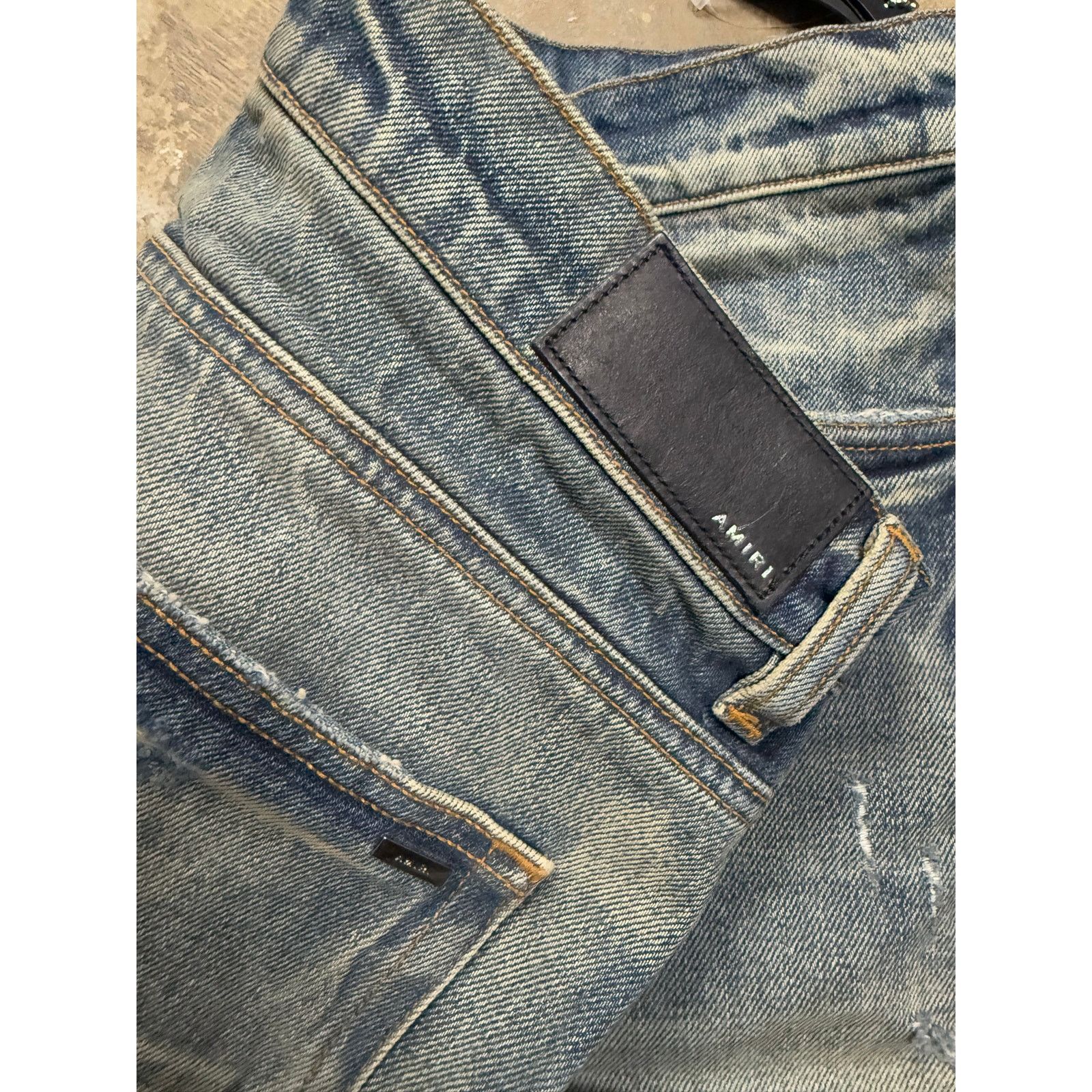 Amiri Amiri Jeans Lightwash (Wide Leg) Used 32 Size US 32 / EU 48 - 2 Thumbnail