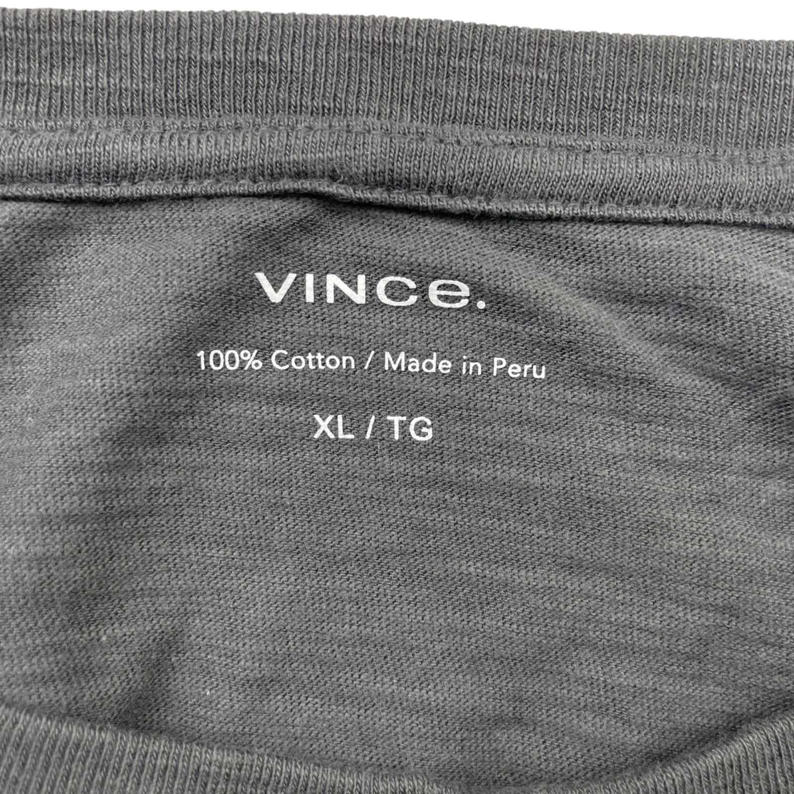 Vince NEW Vince Men's 100% Cotton L/S Henley T-Shirt Gray • XL Size US XL / EU 56 / 4 - 3 Thumbnail