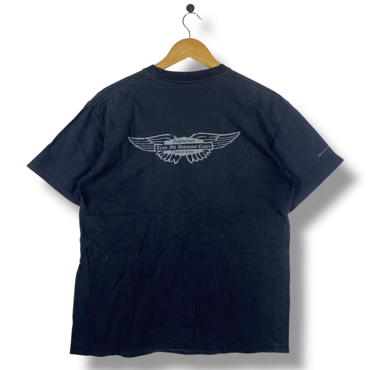 Neighborhood Vintage 00's NEIGHBORHOOD Tress Mil Doscientos Tee Shirt Size US M / EU 48-50 / 2 - 5 Thumbnail