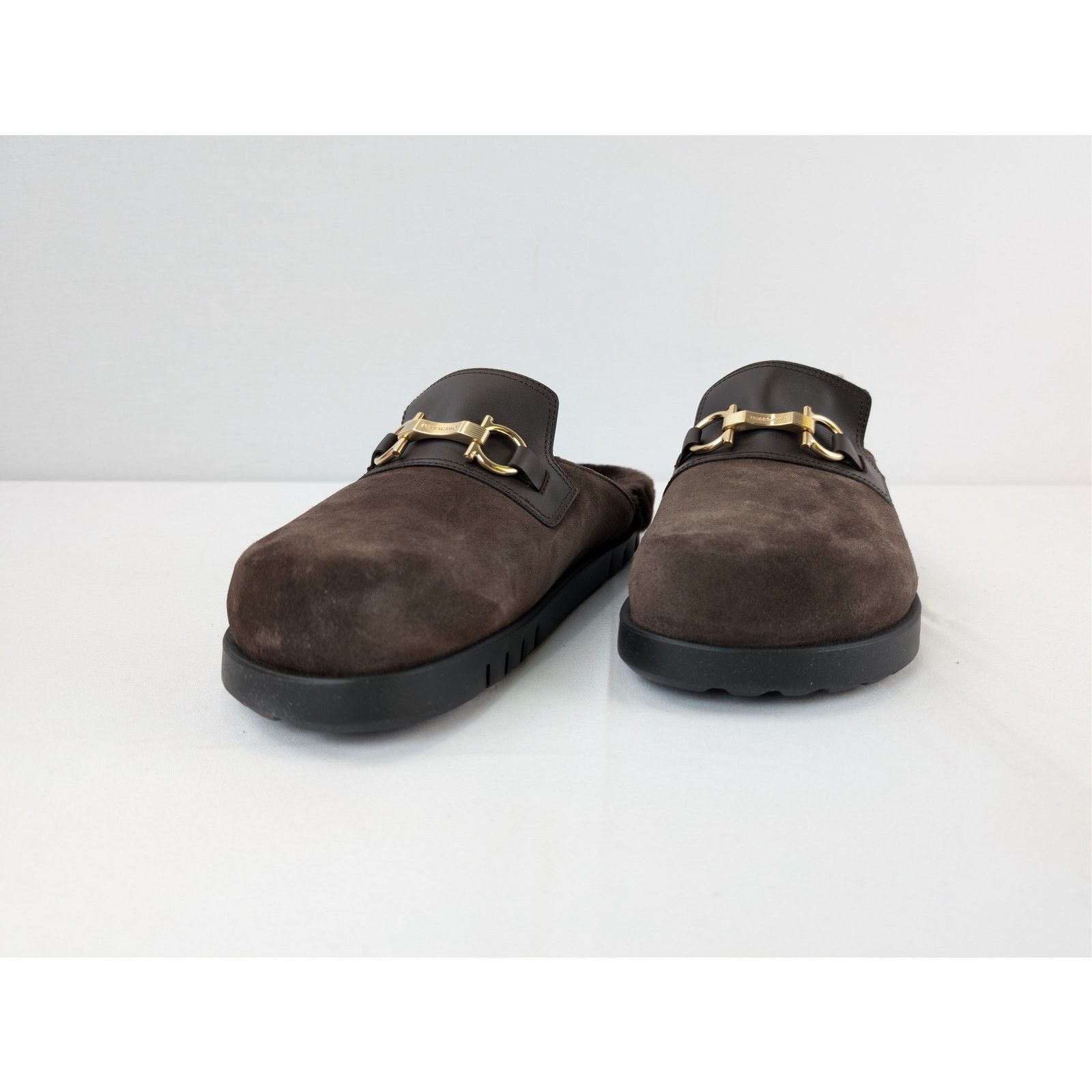 Salvatore Ferragamo o1rshd1 T. Moro 23 Calf Mules in Brown Size US 8 / EU 41 - 6 Thumbnail