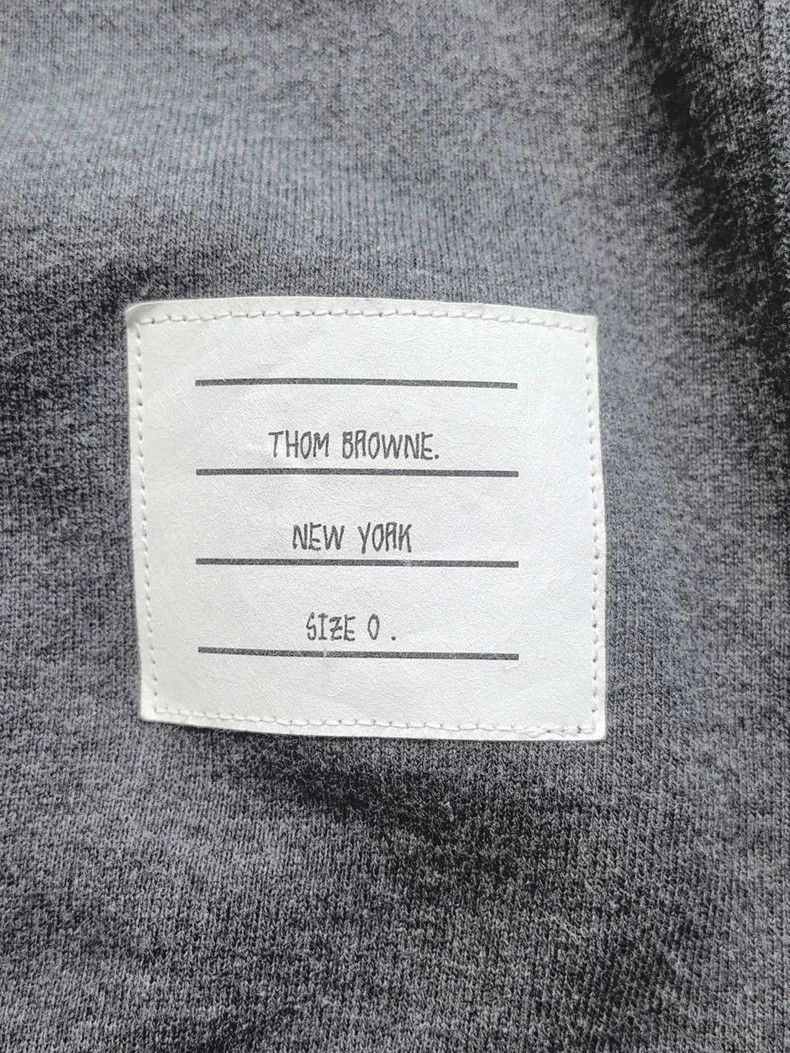 Thom Browne Thom Browne Round neck hoodie Size US XS / EU 42 / 0 - 5 Thumbnail