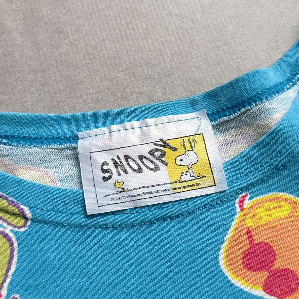 Cartoon Network × Peanuts × Vintage RARE Snoopy Monogram Vintage Peanuts Cartoon Movie T-Shirt Size US M / EU 48-50 / 2 - 13 Thumbnail