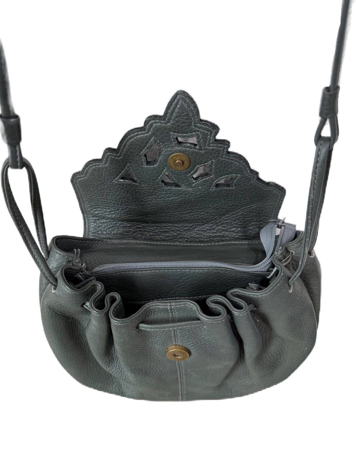 Genuine Leather Vintage Lanvin Soft Leather Sling Bag Made in Japan Size ONE SIZE - 4 Thumbnail
